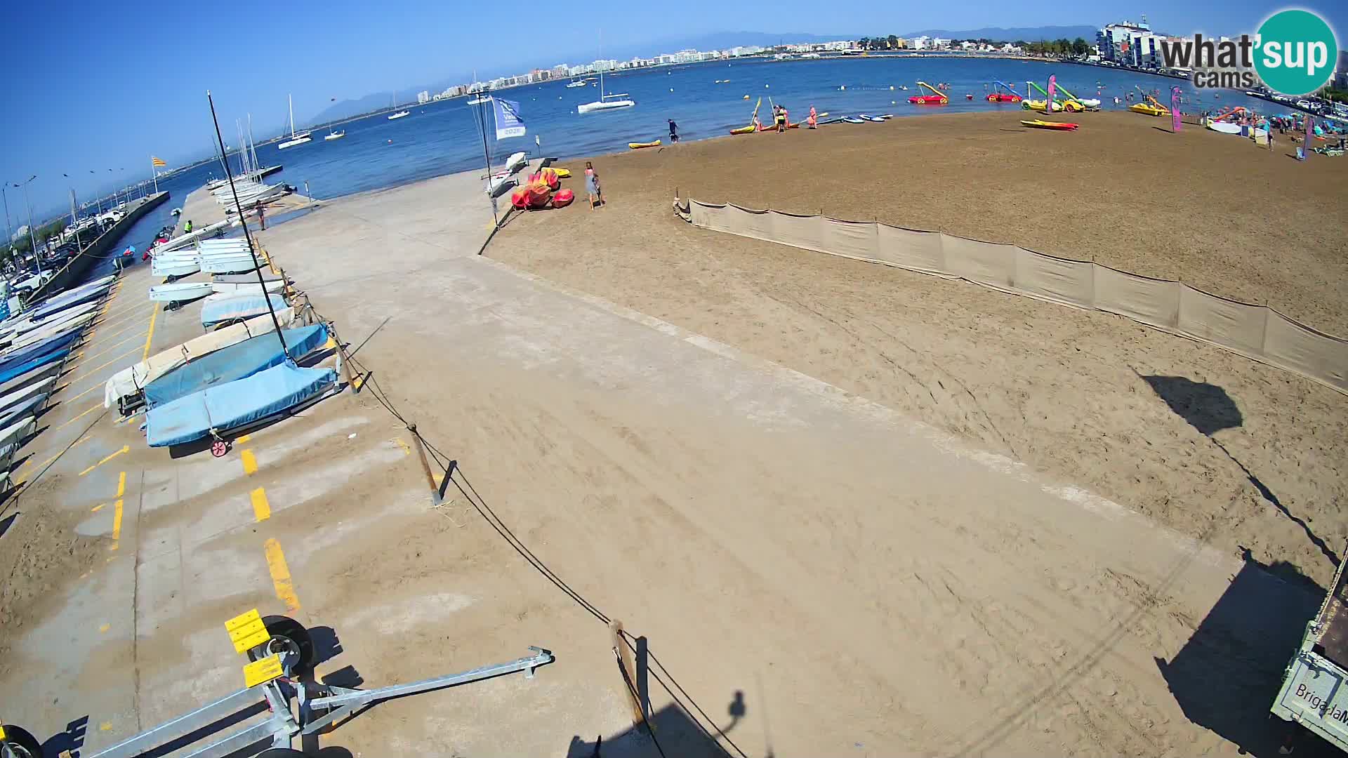 Webcam porto di Roses – Costa Brava – spiaggia La Perola
