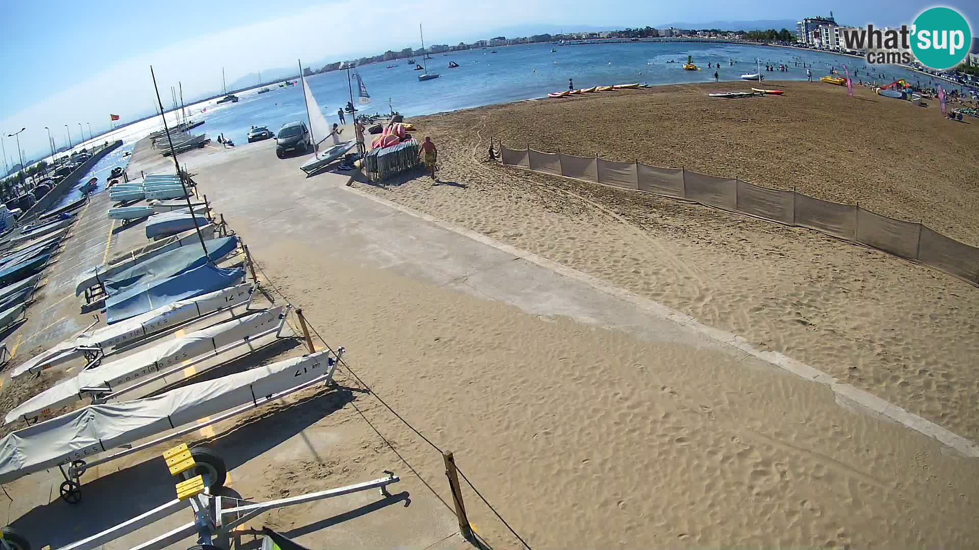 Webcam Hafen von Roses – Costa Brava – Strand La Perola