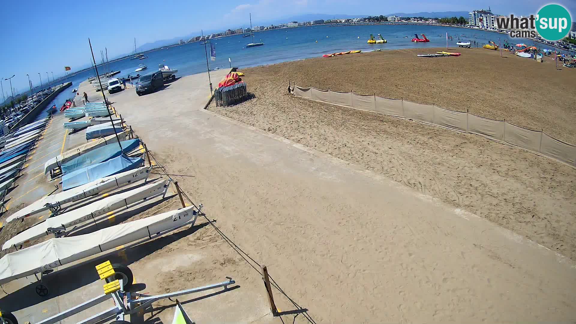 Webcam porto di Roses – Costa Brava – spiaggia La Perola
