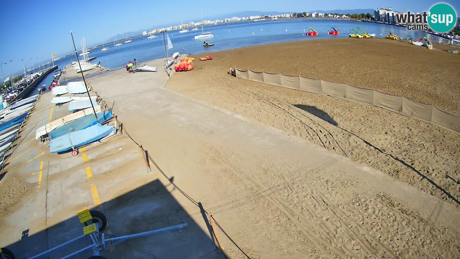 Webcam Hafen von Roses – Costa Brava – Strand La Perola