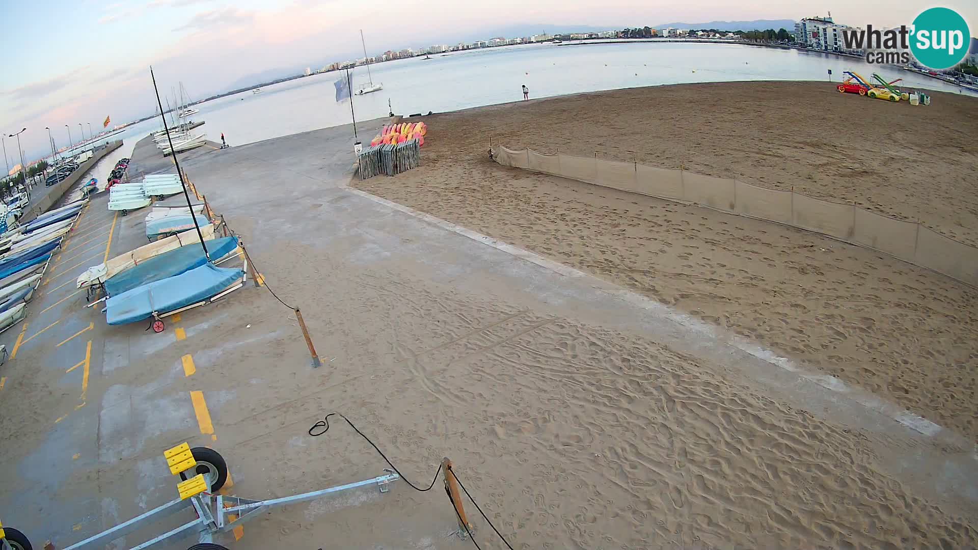 Webcam porto di Roses – Costa Brava – spiaggia La Perola