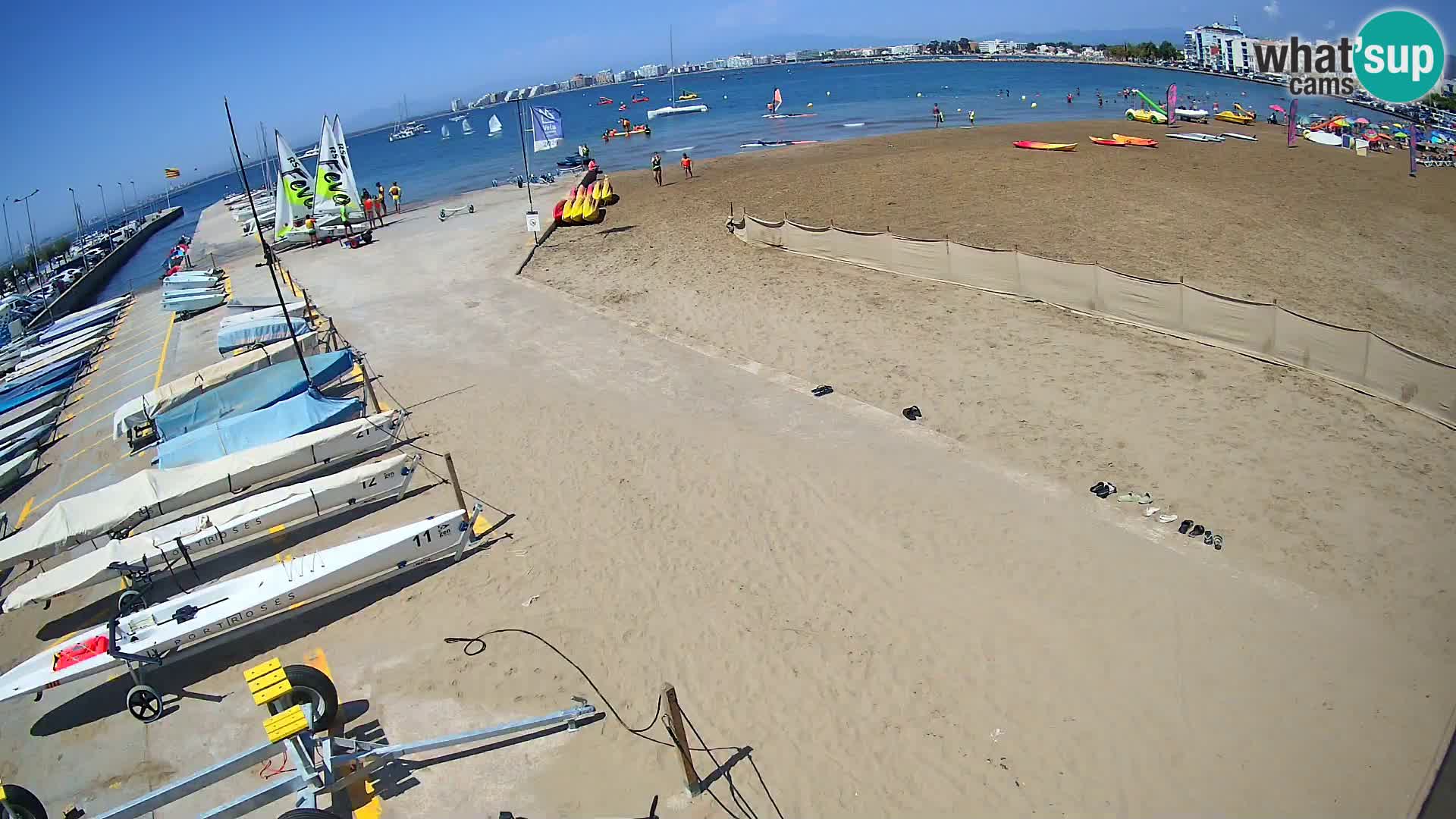 Roses webcam Port – Costa Brava – plage La Perola
