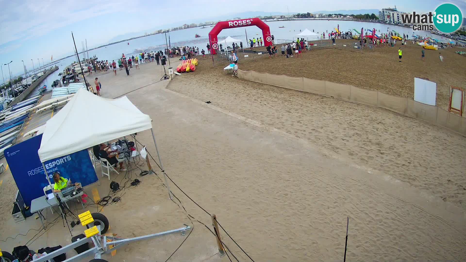 Roses webcam Port – Costa Brava – plage La Perola