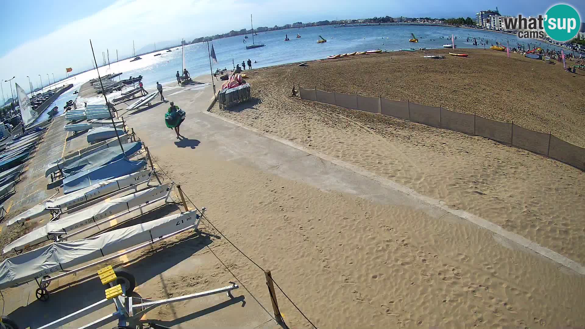 Roses webcam Port – Costa Brava – plage La Perola