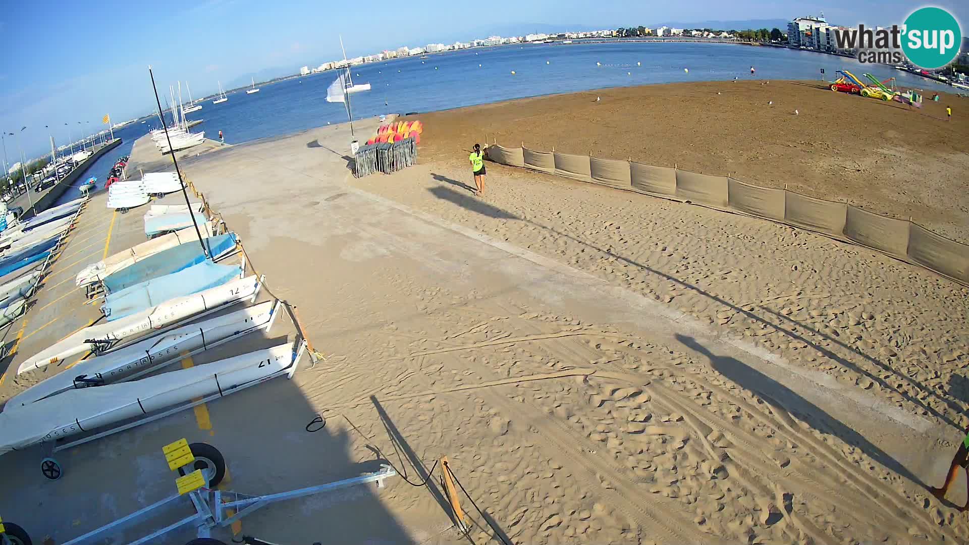Roses webcam Port – Costa Brava – plage La Perola