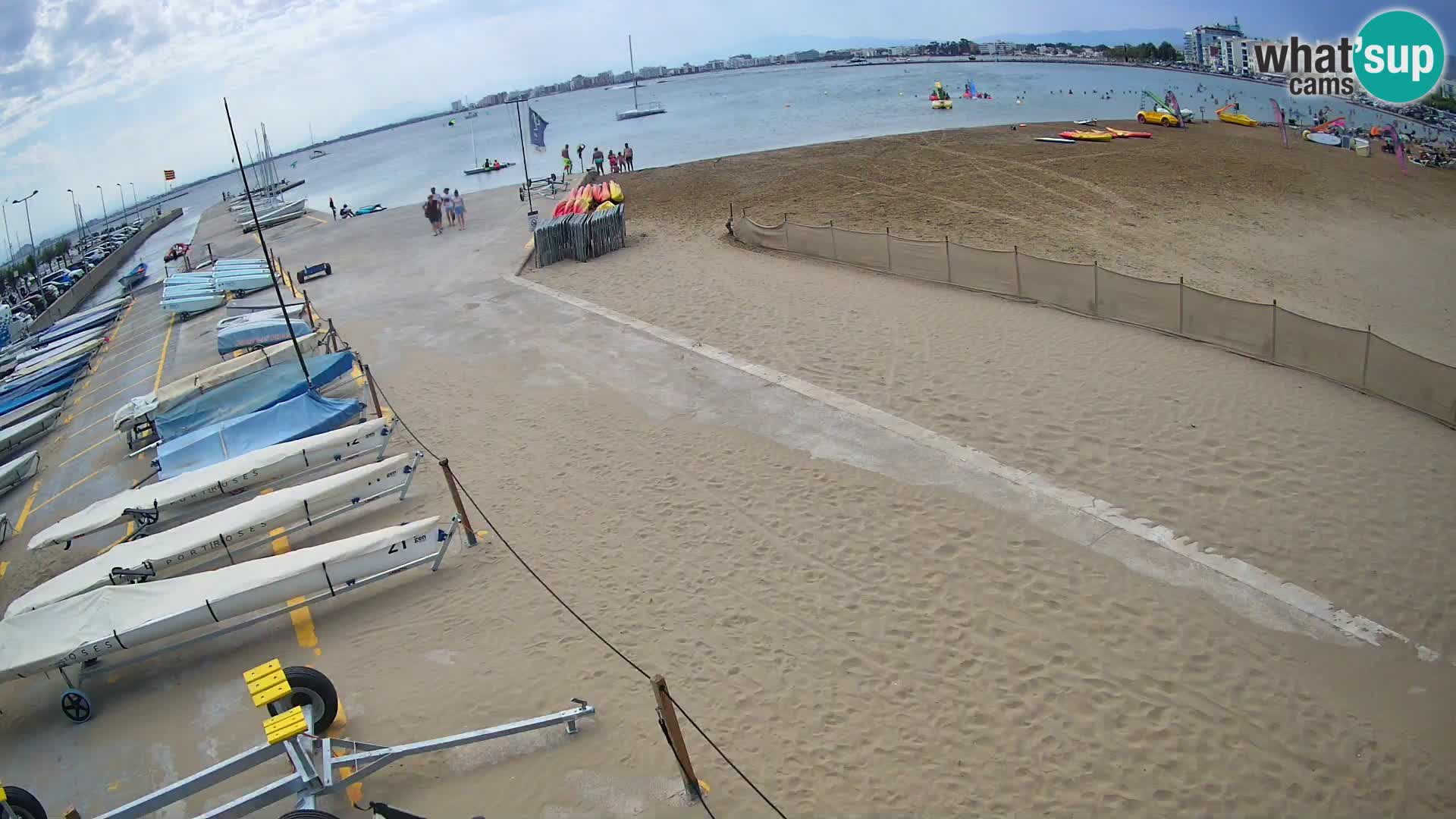 Webcam Hafen von Roses – Costa Brava – Strand La Perola