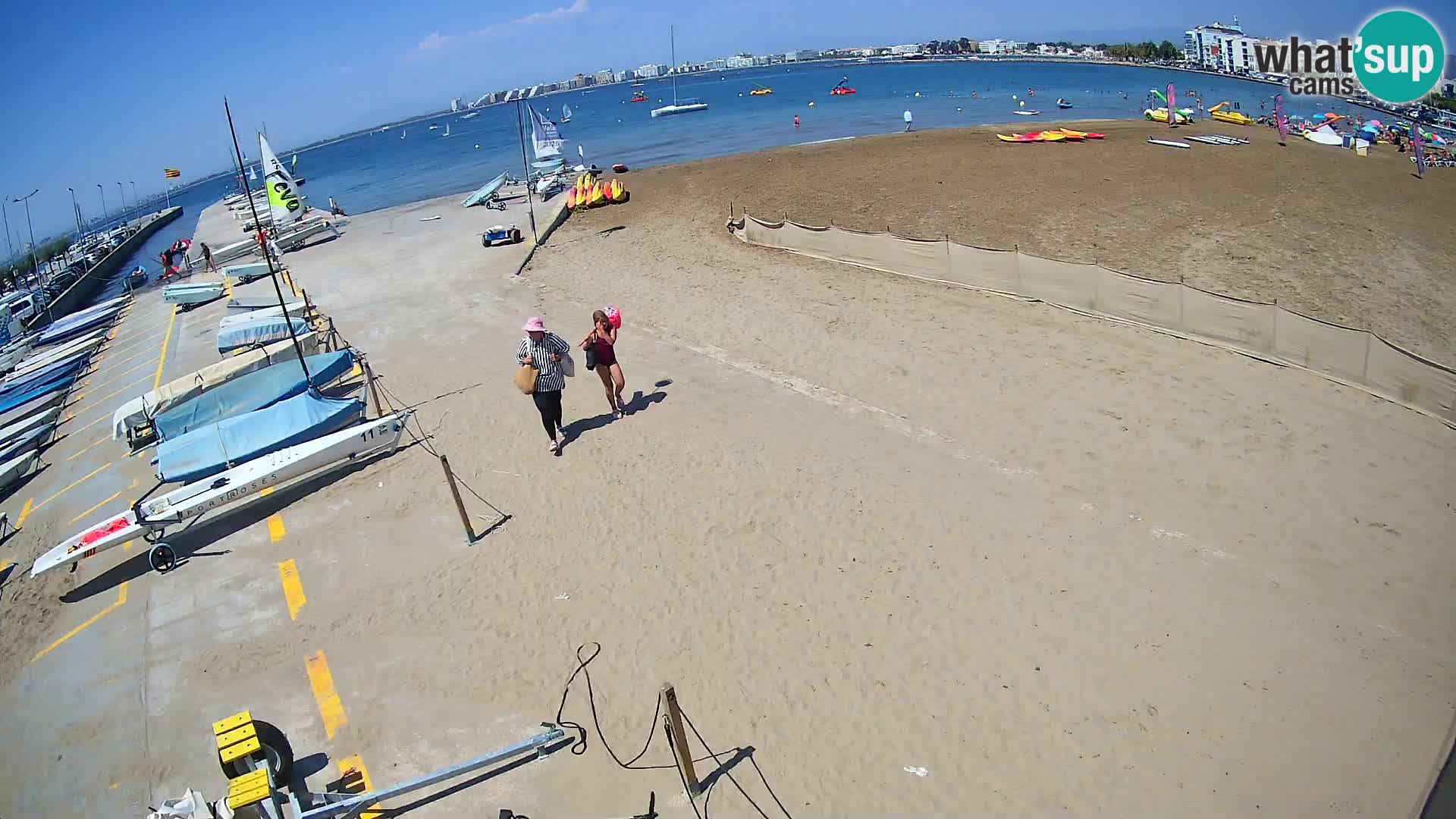 Webcam porto di Roses – Costa Brava – spiaggia La Perola