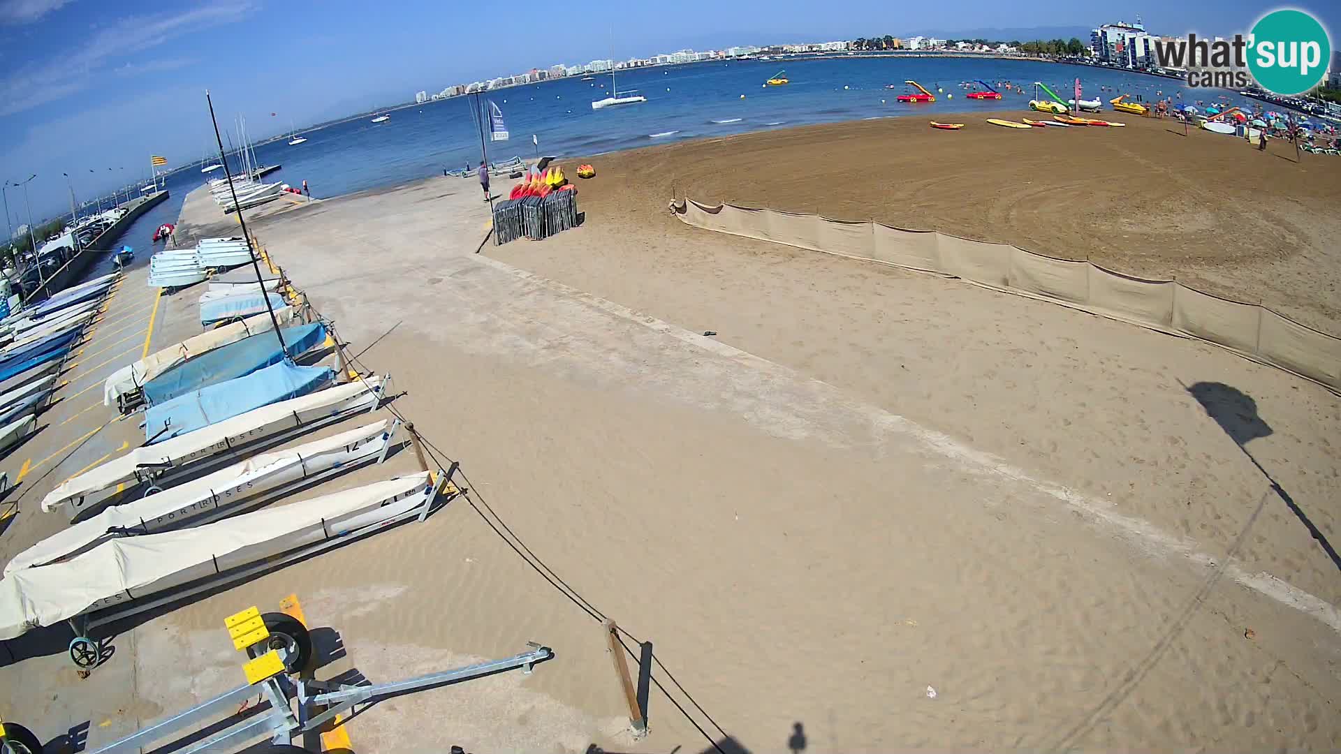 Webcam porto di Roses – Costa Brava – spiaggia La Perola