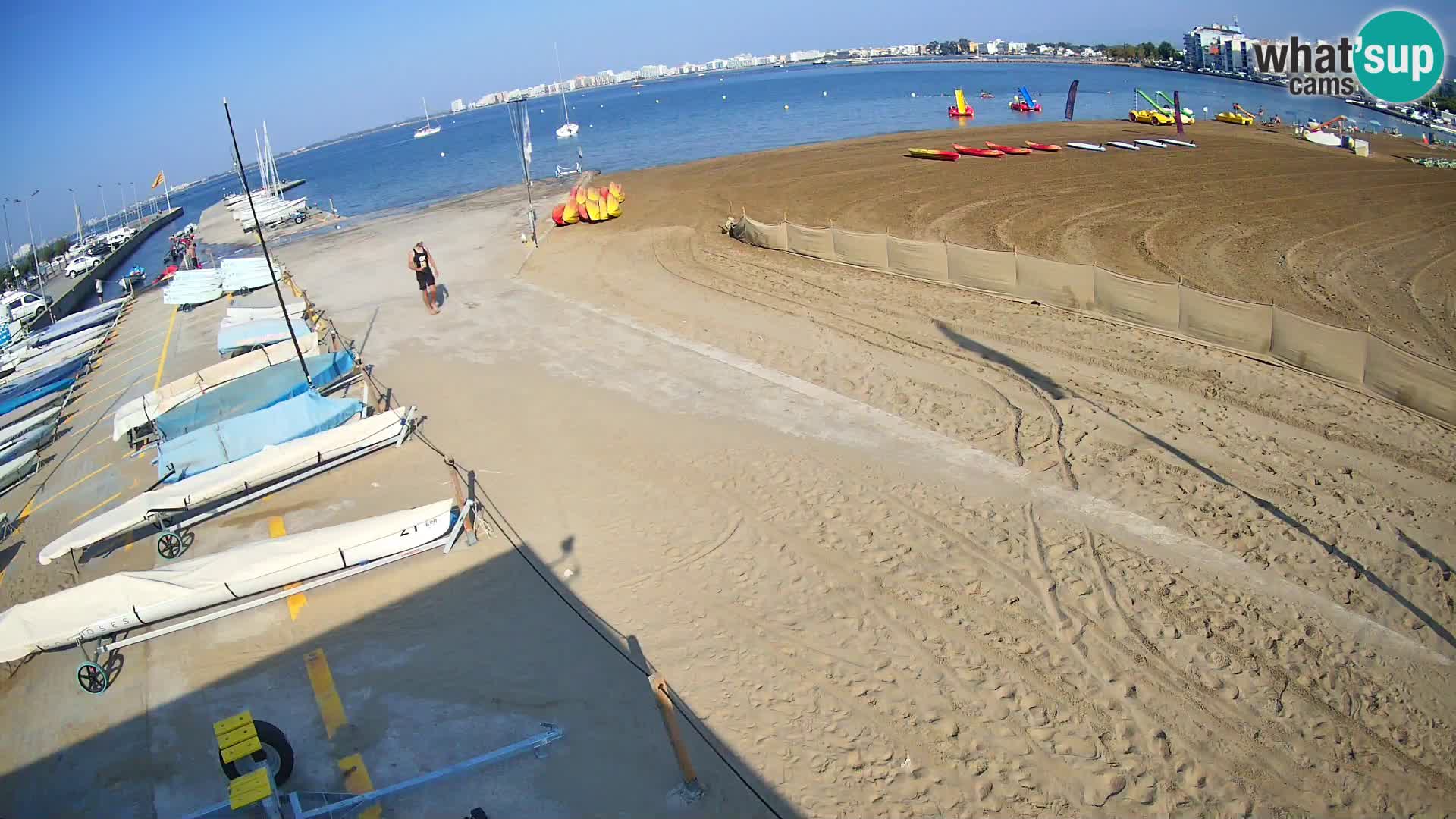 Roses webcam Port – Costa Brava – plage La Perola