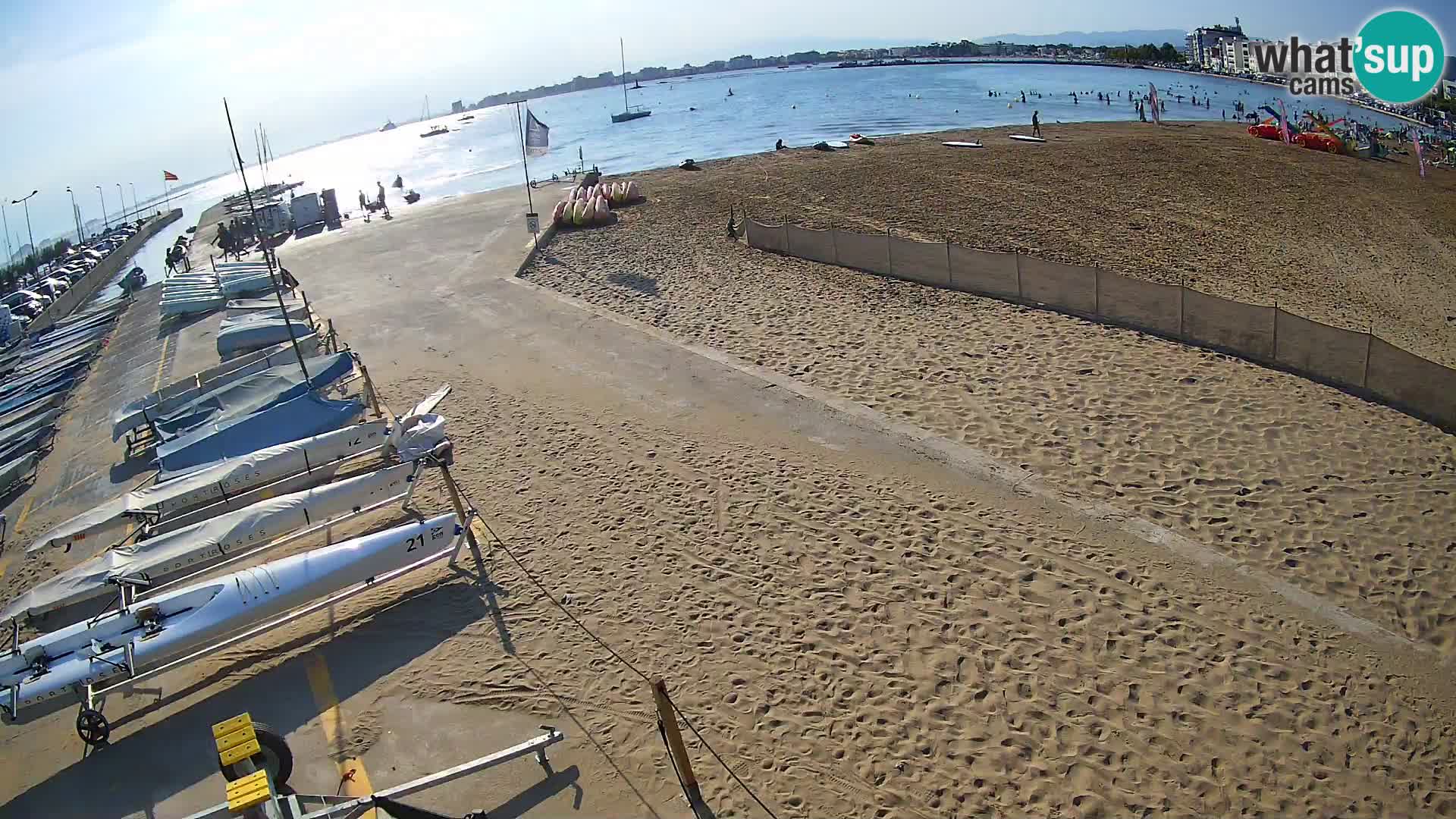 Webcam porto di Roses – Costa Brava – spiaggia La Perola