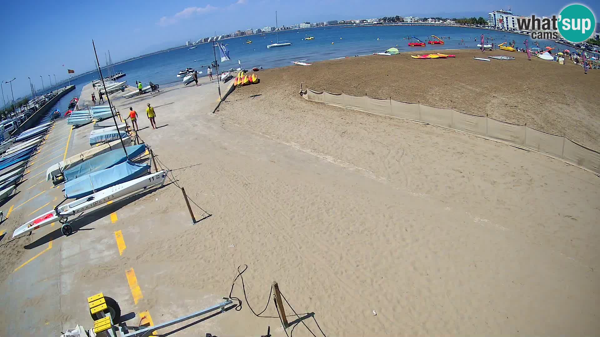 Webcam porto di Roses – Costa Brava – spiaggia La Perola