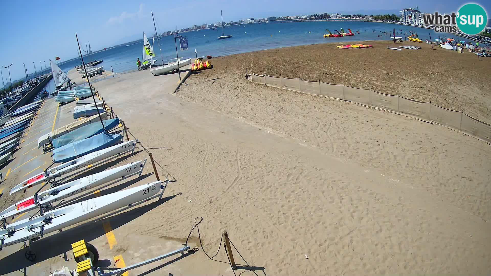 Webcam porto di Roses – Costa Brava – spiaggia La Perola