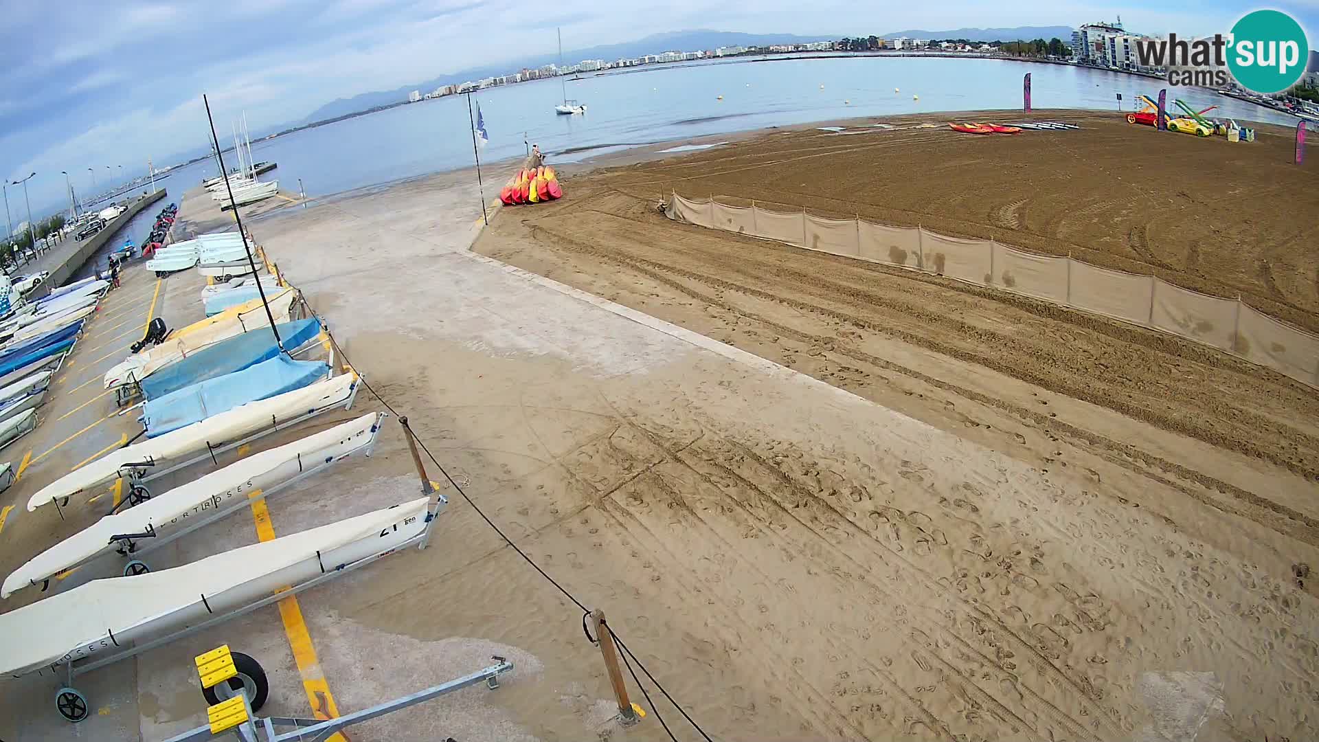 Webcam Hafen von Roses – Costa Brava – Strand La Perola