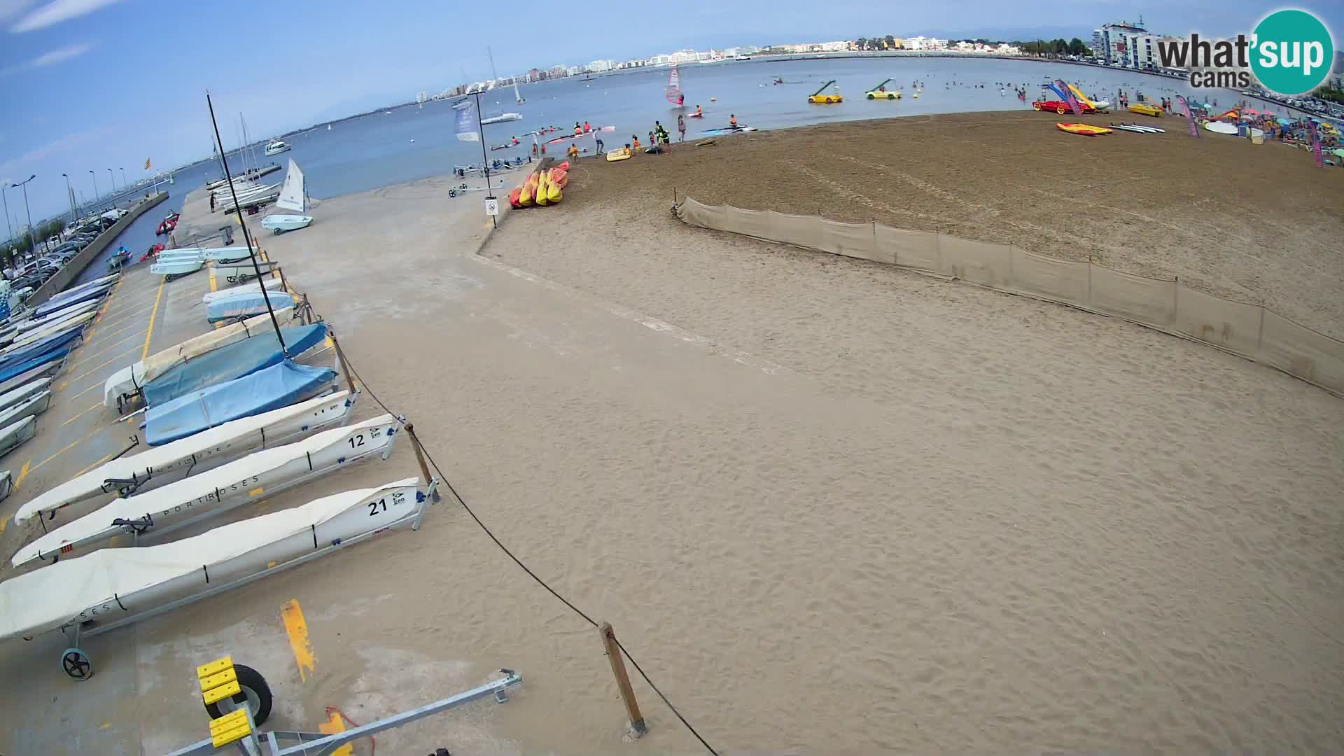 Roses webcam Port – Costa Brava – plage La Perola