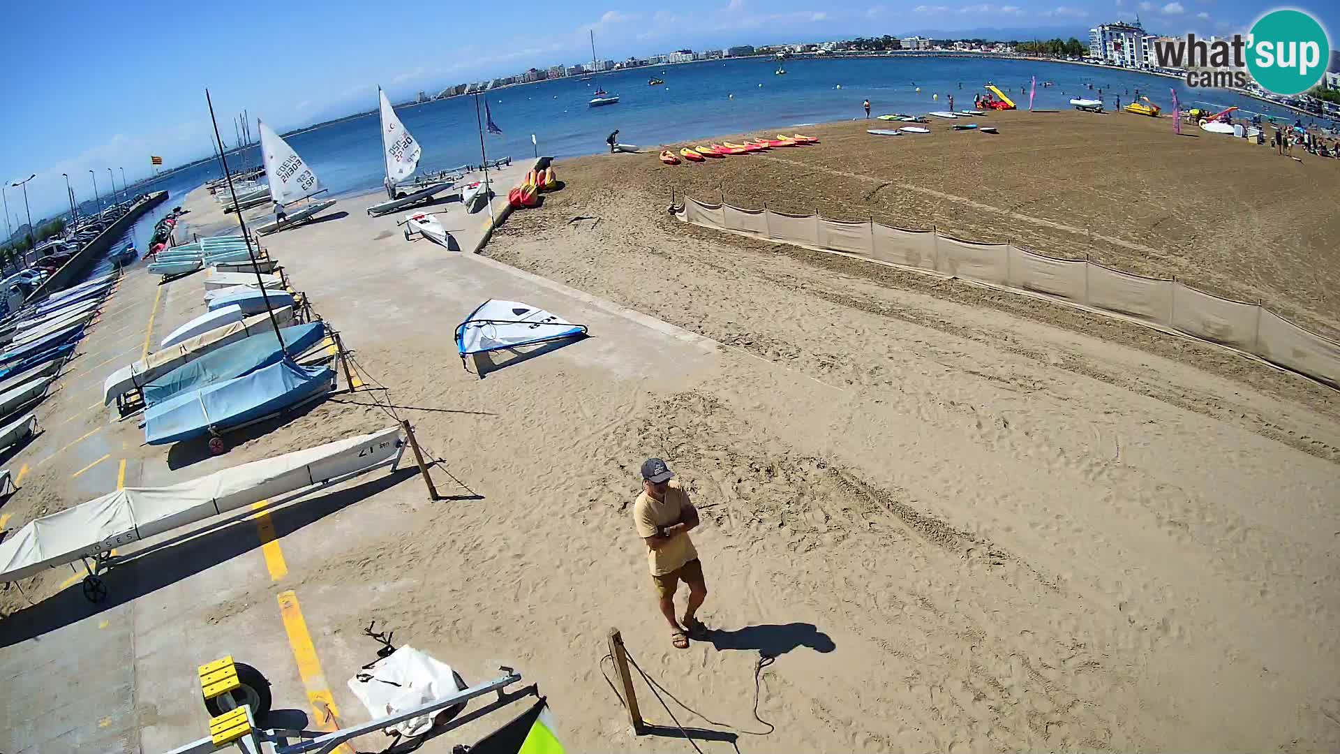 Roses webcam Port – Costa Brava – plage La Perola