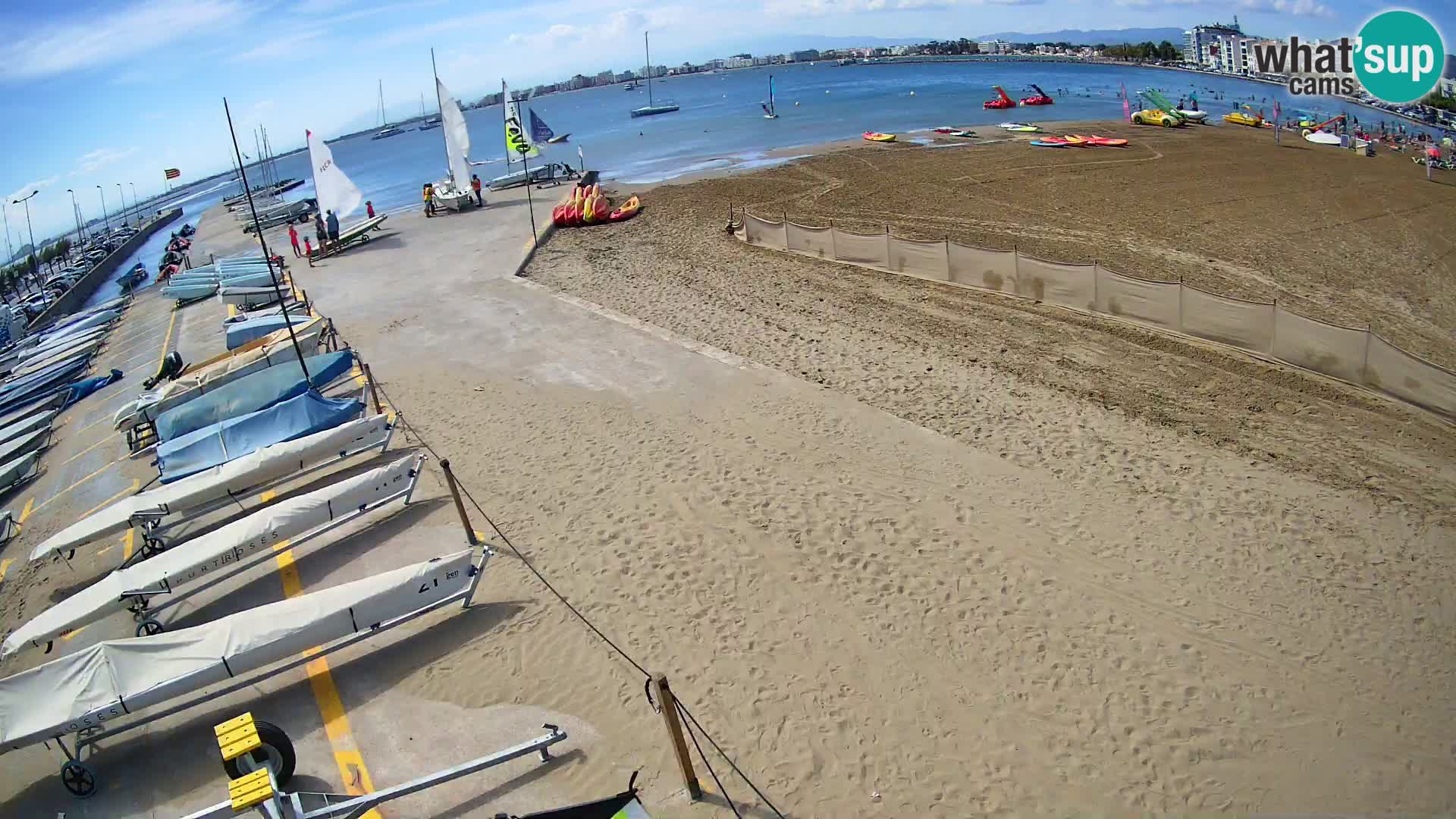 Roses webcam Port – Costa Brava – plage La Perola
