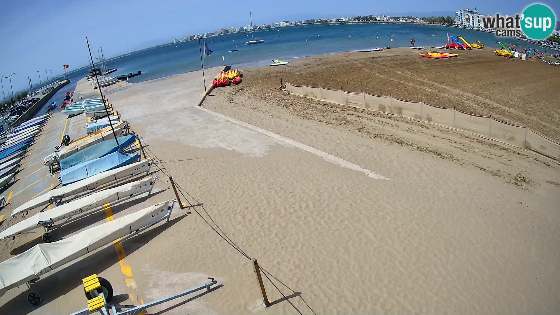 Webcam porto di Roses – Costa Brava – spiaggia La Perola