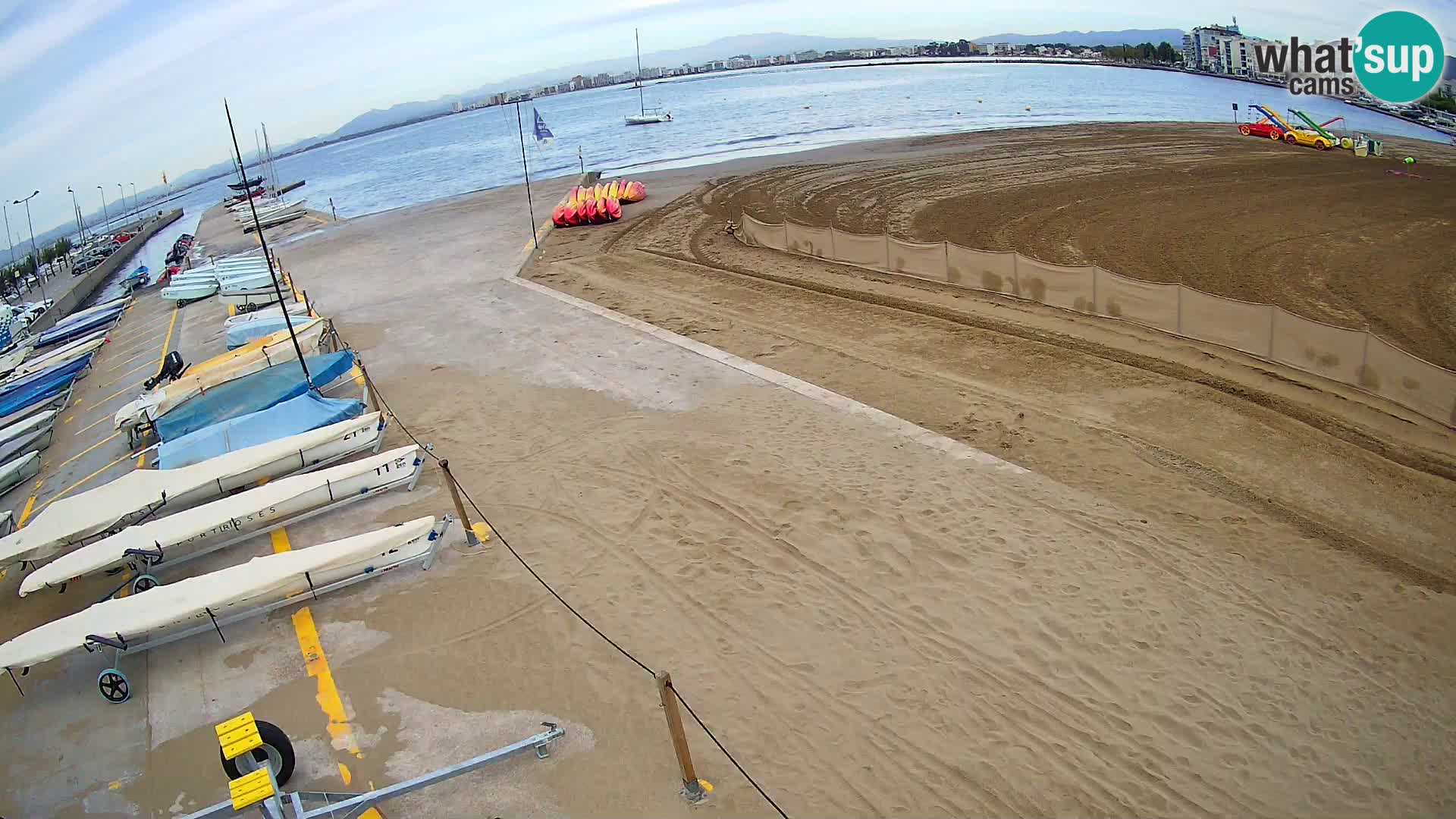 Webcam porto di Roses – Costa Brava – spiaggia La Perola
