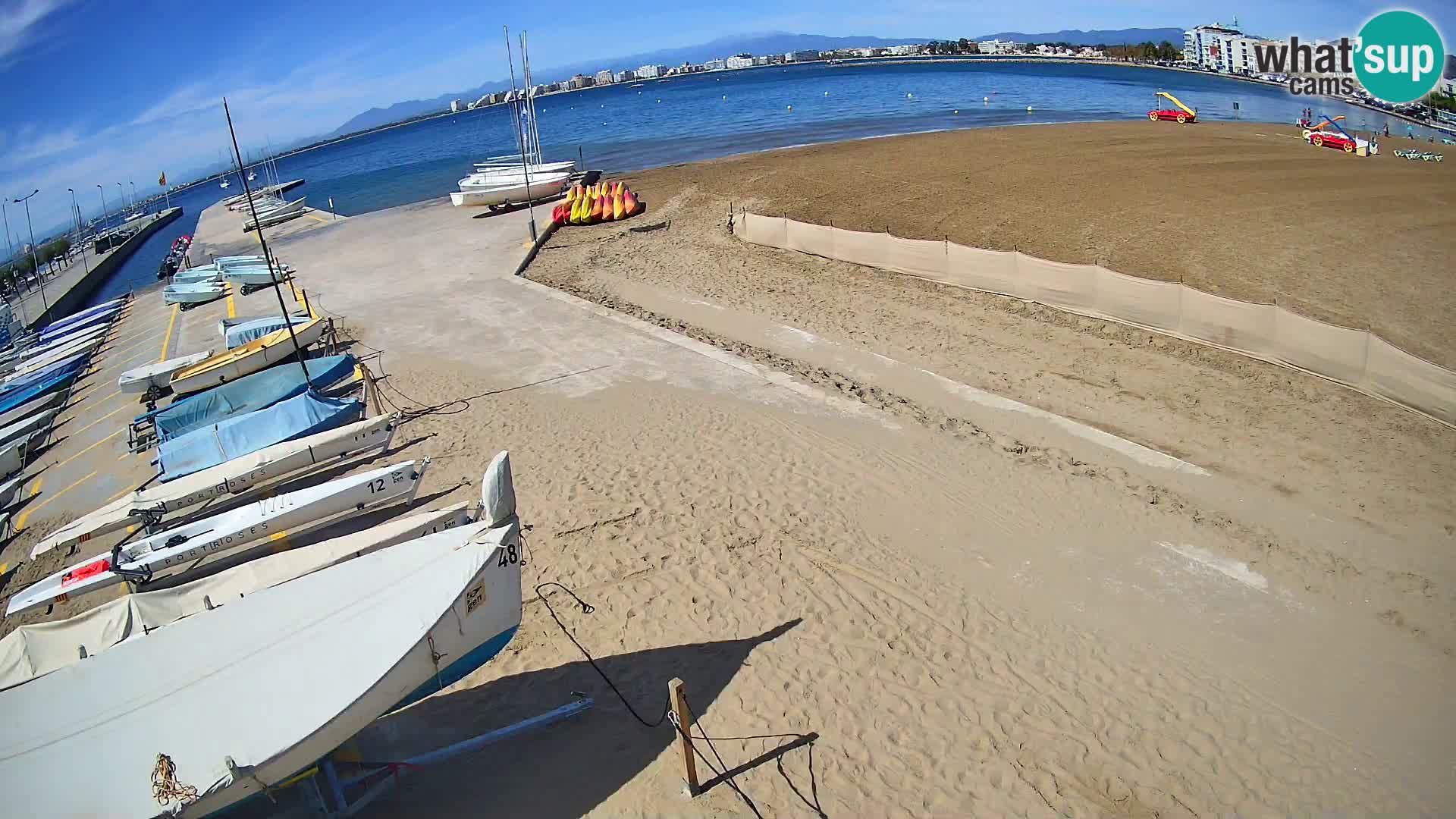 Web kamera Roses marina – Costa Brava – plaža La Perola