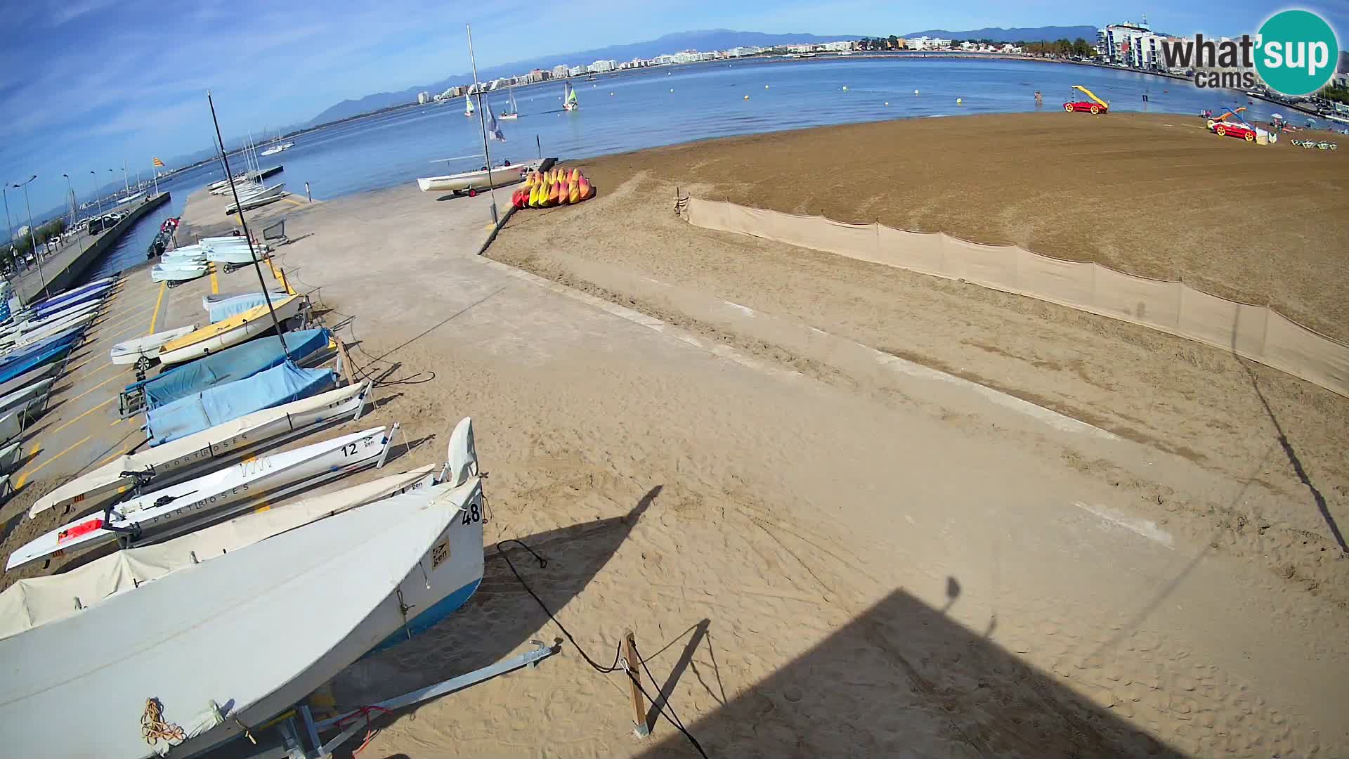 Webcam Hafen von Roses – Costa Brava – Strand La Perola