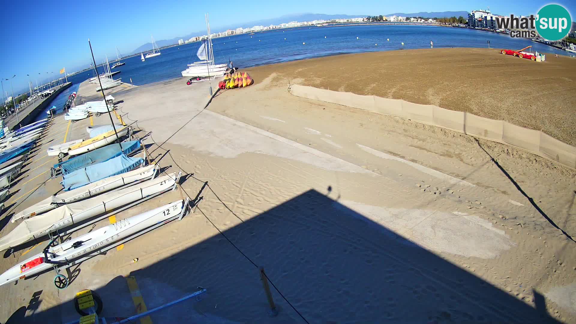 Webcam porto di Roses – Costa Brava – spiaggia La Perola