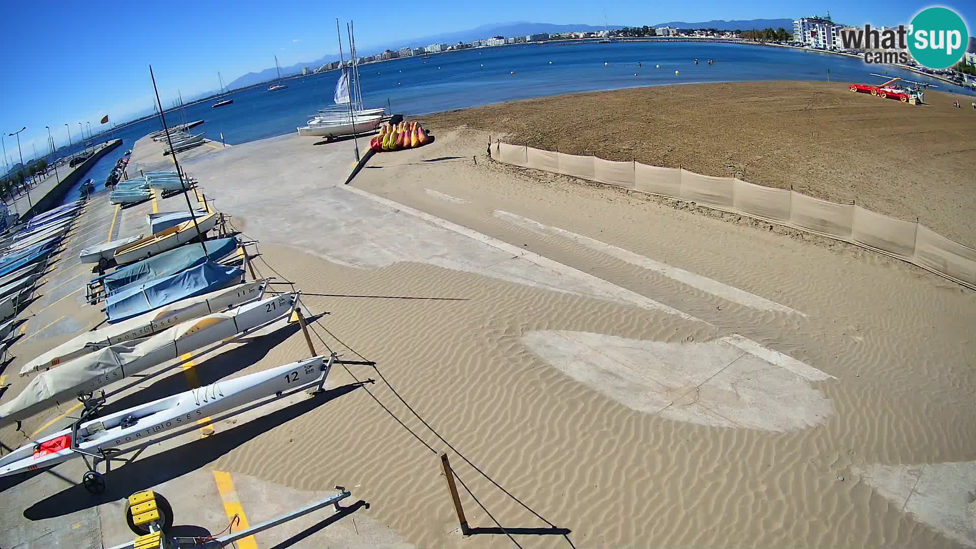 Web kamera Roses marina – Costa Brava – plaža La Perola