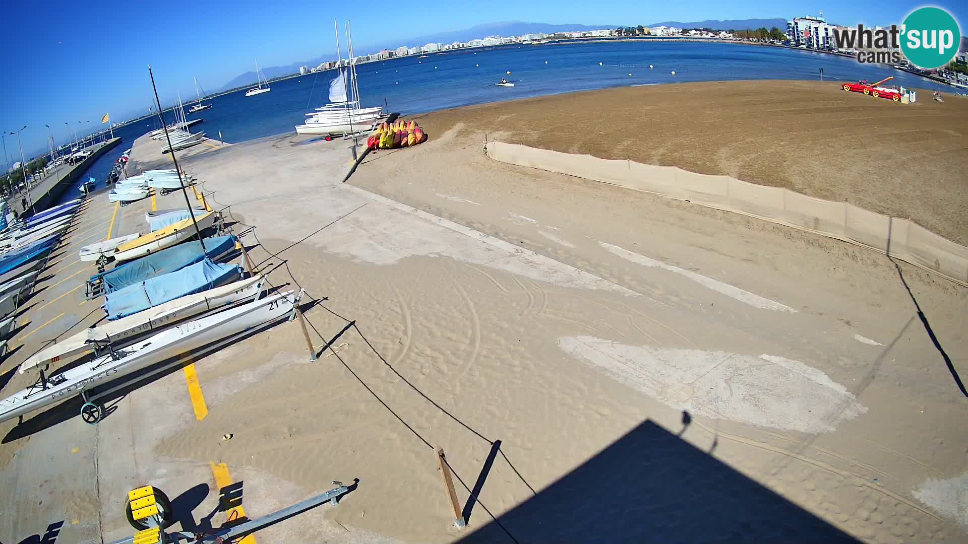 Web kamera Roses marina – Costa Brava – plaža La Perola