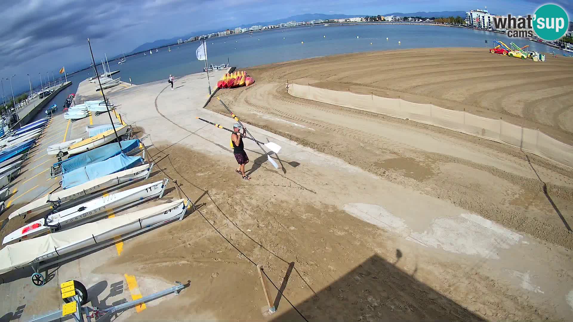 Webcam porto di Roses – Costa Brava – spiaggia La Perola