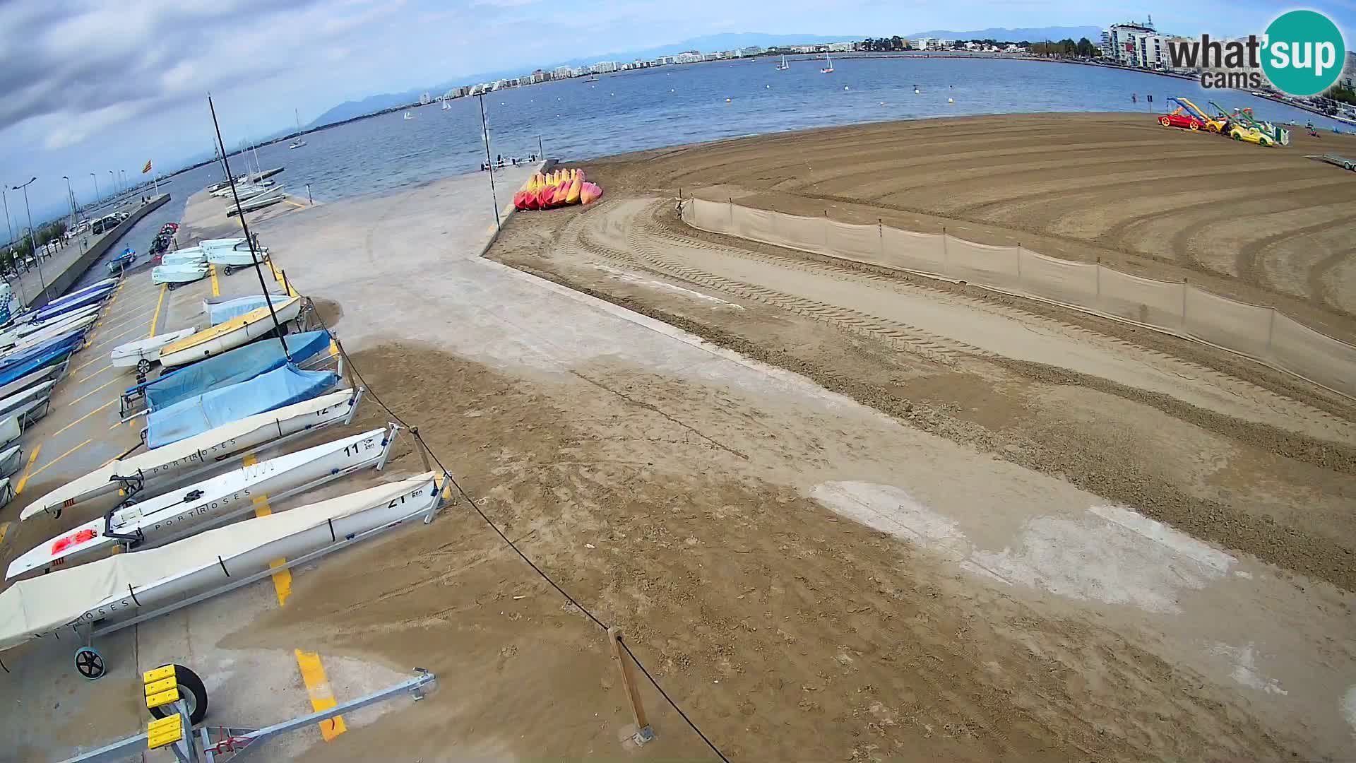 Webcam porto di Roses – Costa Brava – spiaggia La Perola