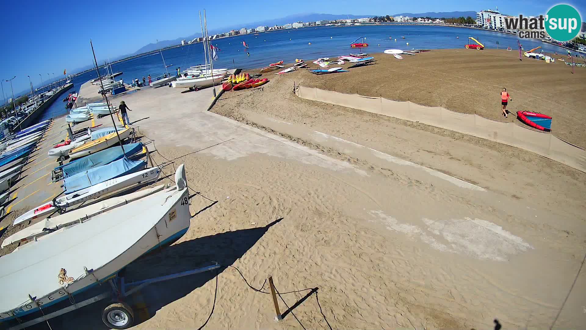 Roses webcam Port – Costa Brava – plage La Perola