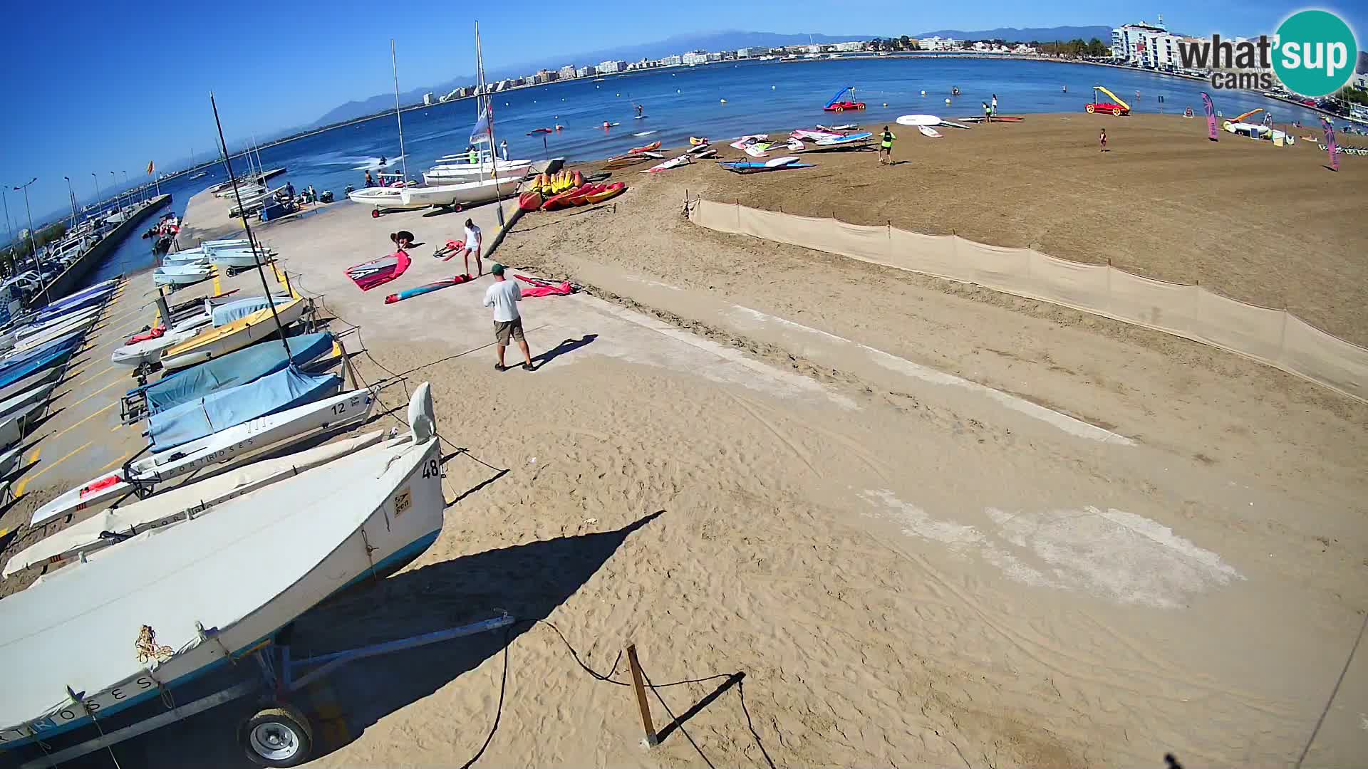 Roses webcam Port – Costa Brava – plage La Perola