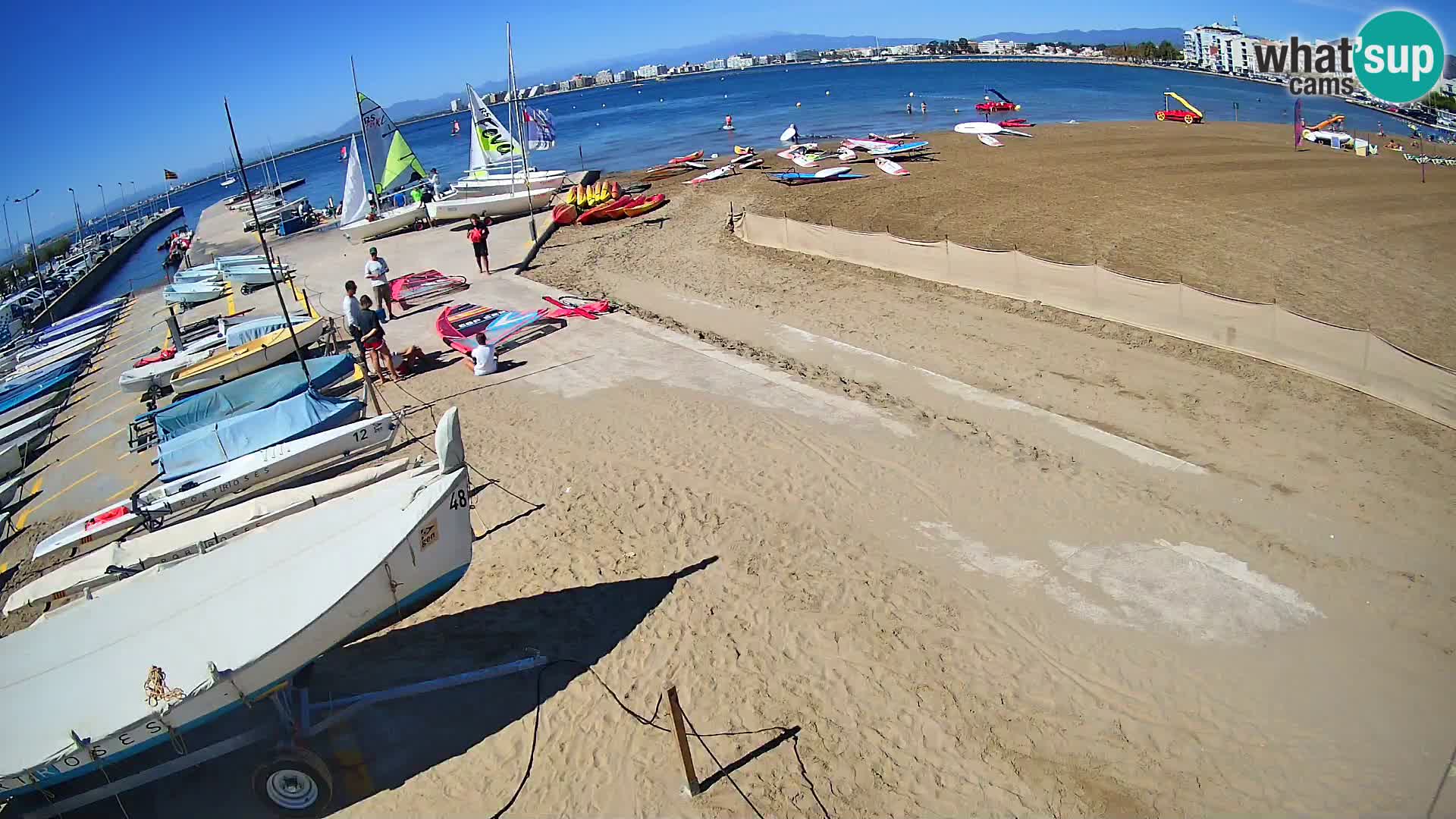Roses webcam Port – Costa Brava – plage La Perola