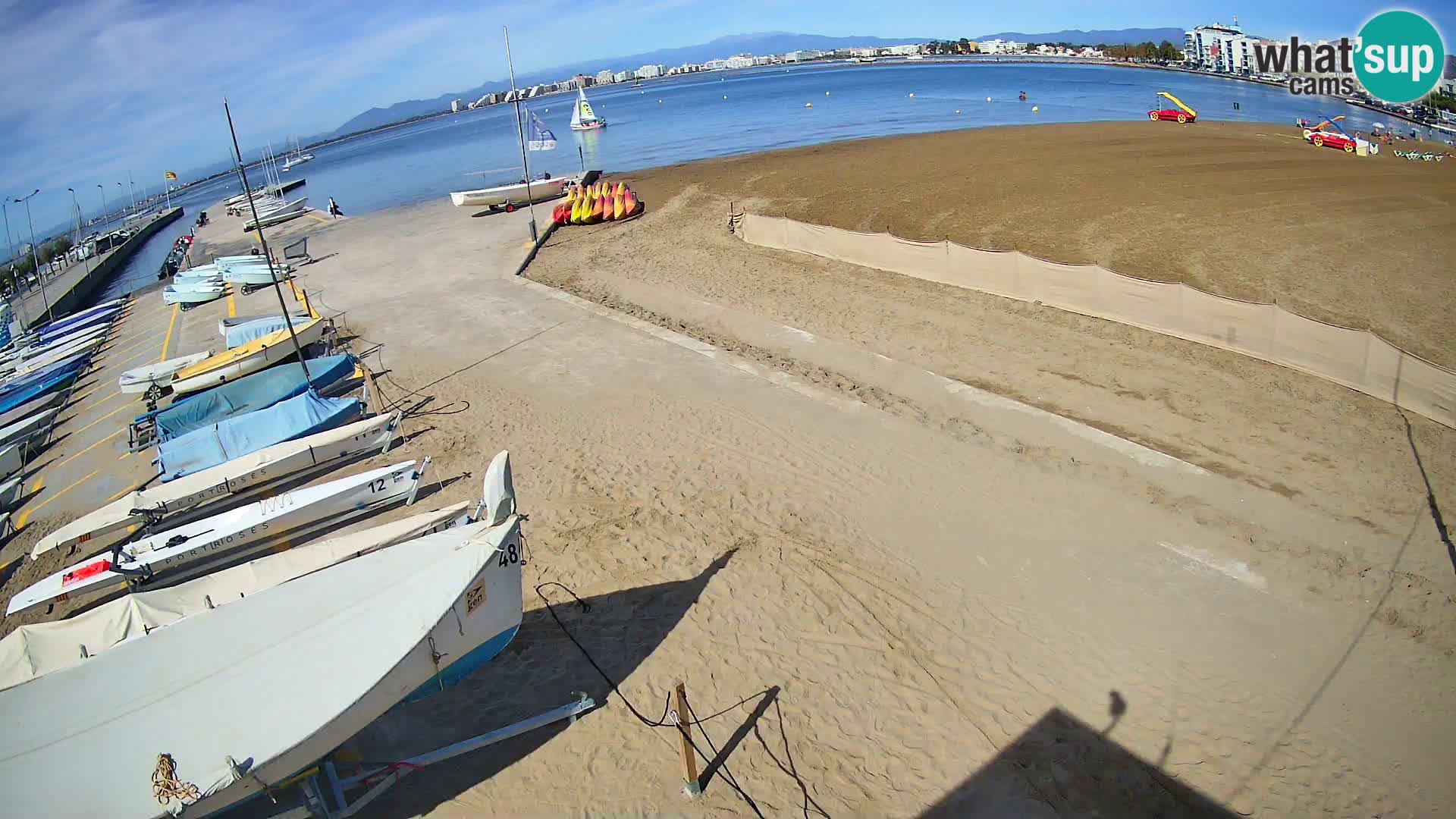 Webcam porto di Roses – Costa Brava – spiaggia La Perola