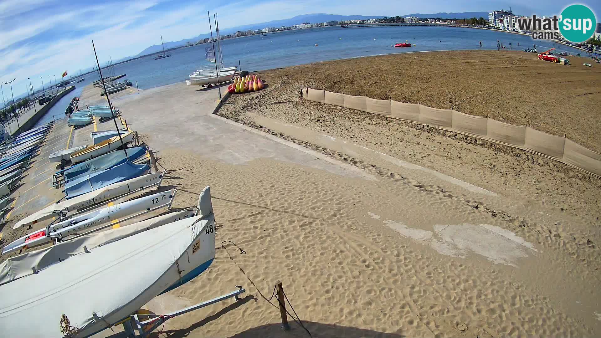 Kamera Roses marina – Costa Brava – plaža La Perola