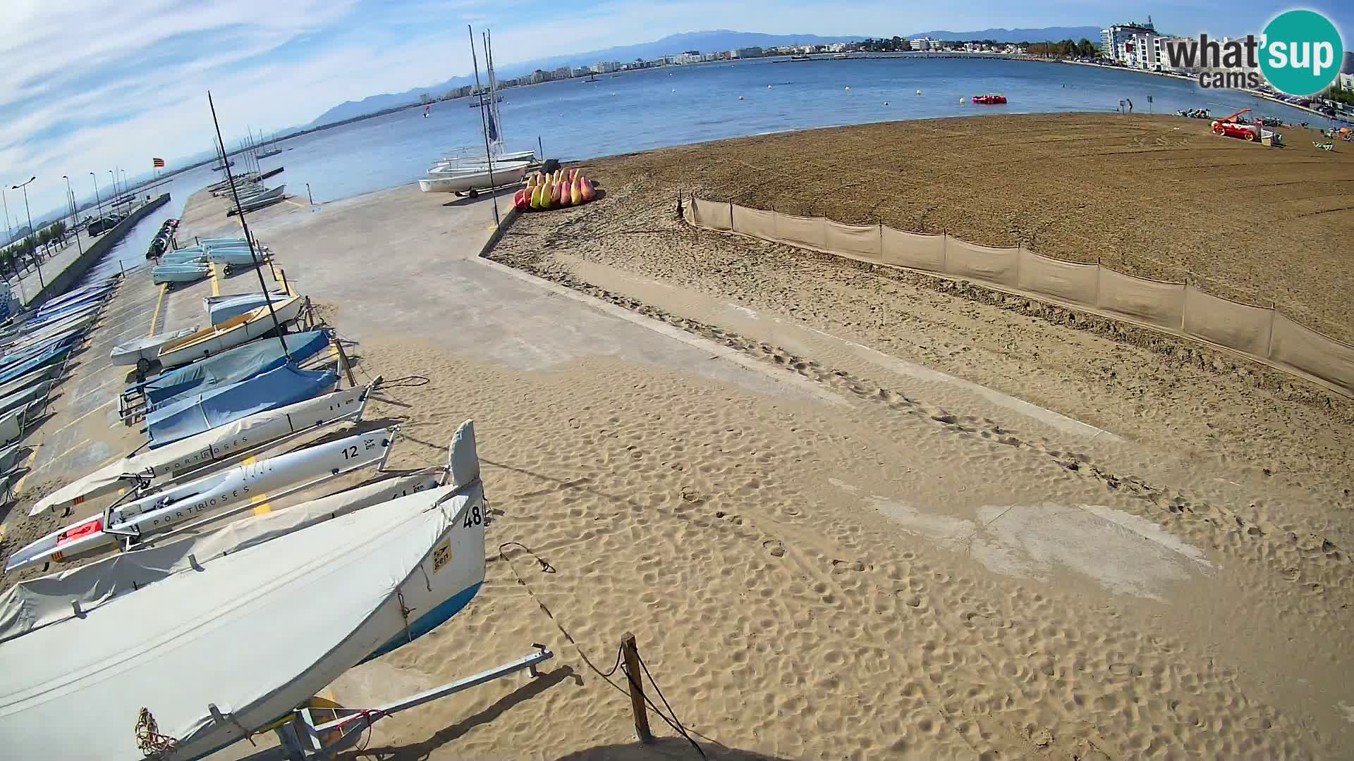Webcam Hafen von Roses – Costa Brava – Strand La Perola