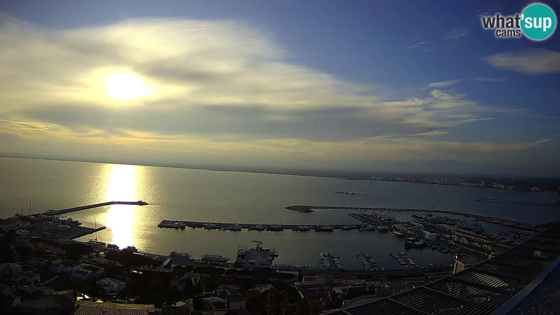 Roses – Puerto pesquero  y la bahía de Roses