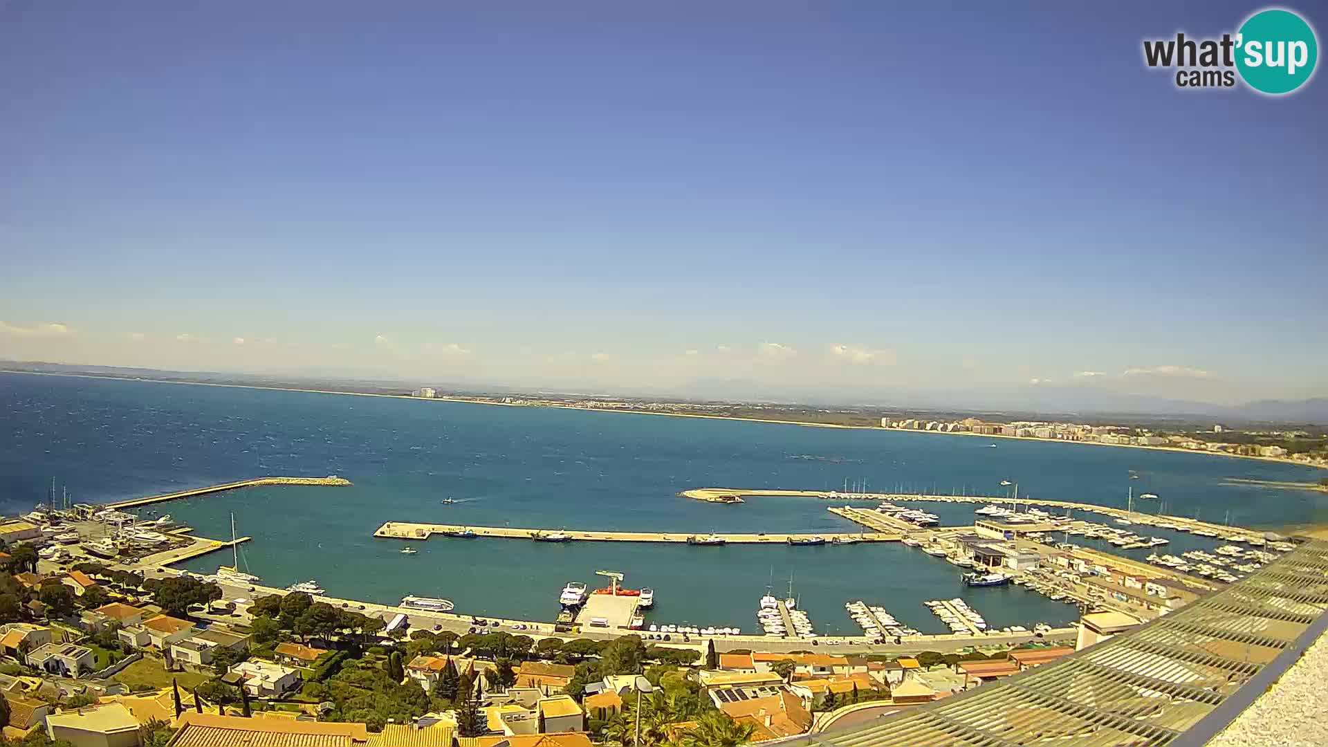 Roses – Puerto pesquero  y la bahía de Roses