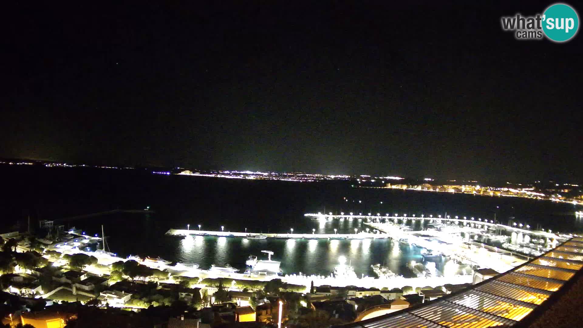 Livecam Hafen Roses –  Fischereihafen und die Bucht