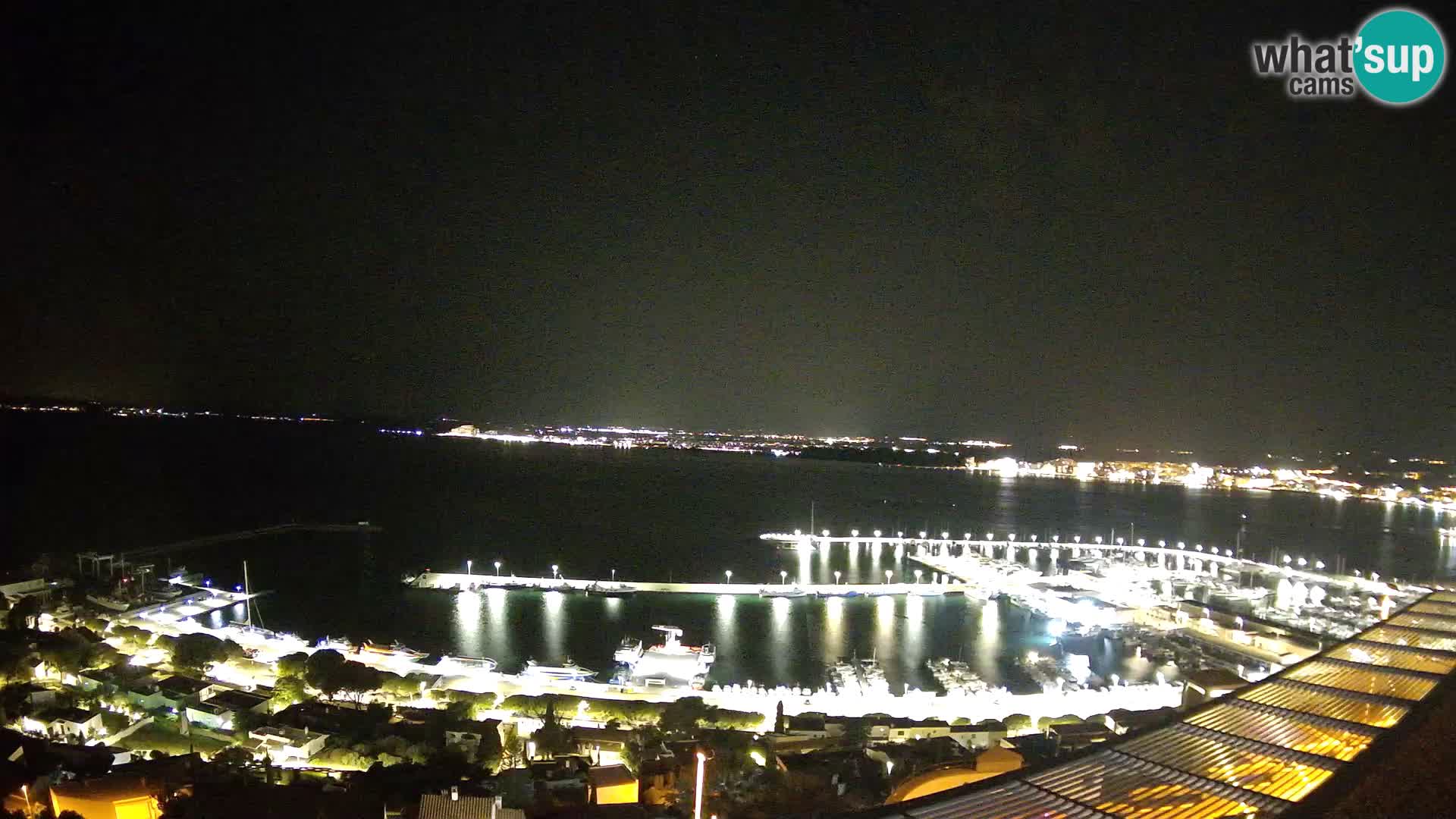 Livecam Hafen Roses –  Fischereihafen und die Bucht