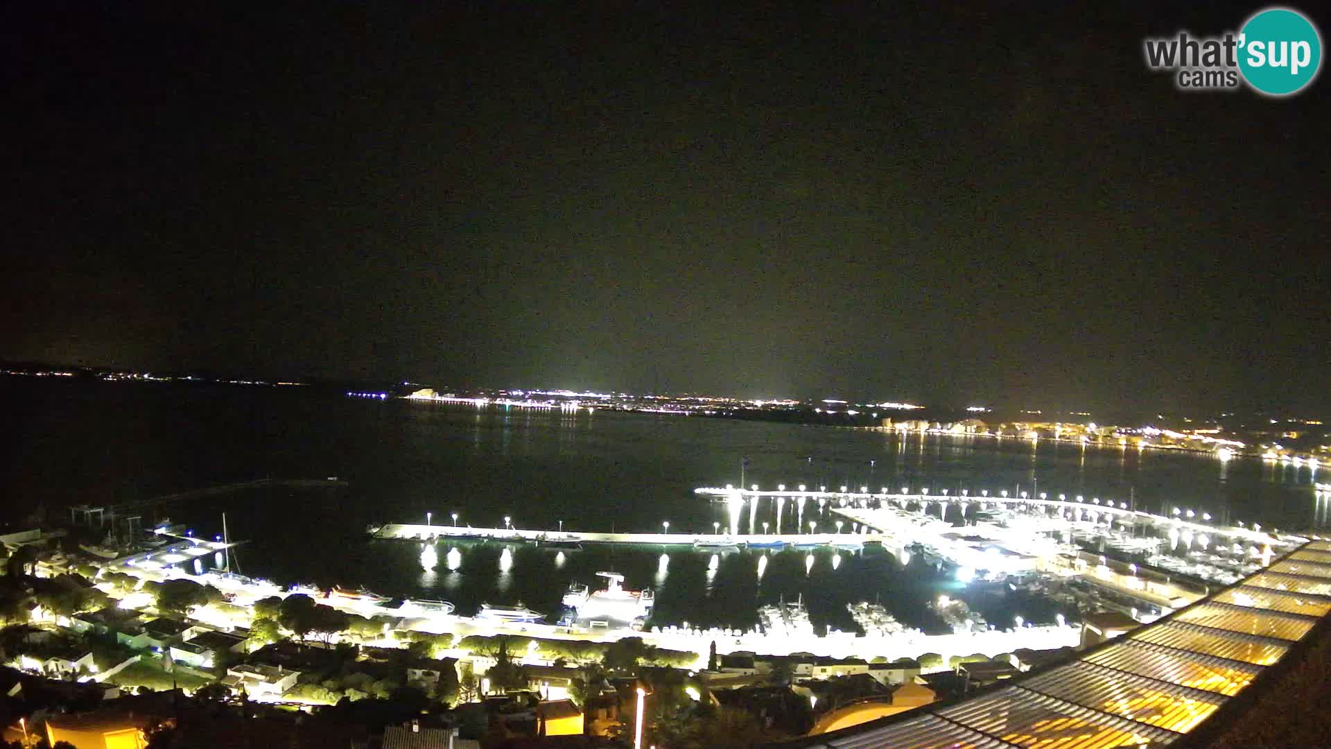 Livecam Hafen Roses –  Fischereihafen und die Bucht