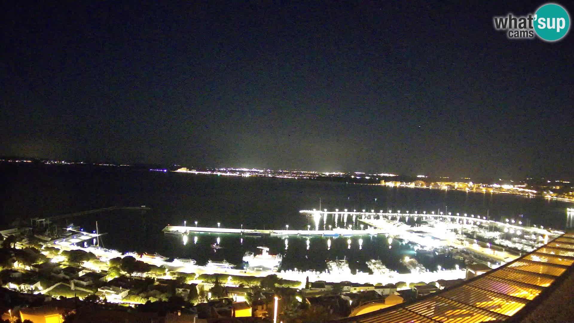 Livecam Hafen Roses –  Fischereihafen und die Bucht