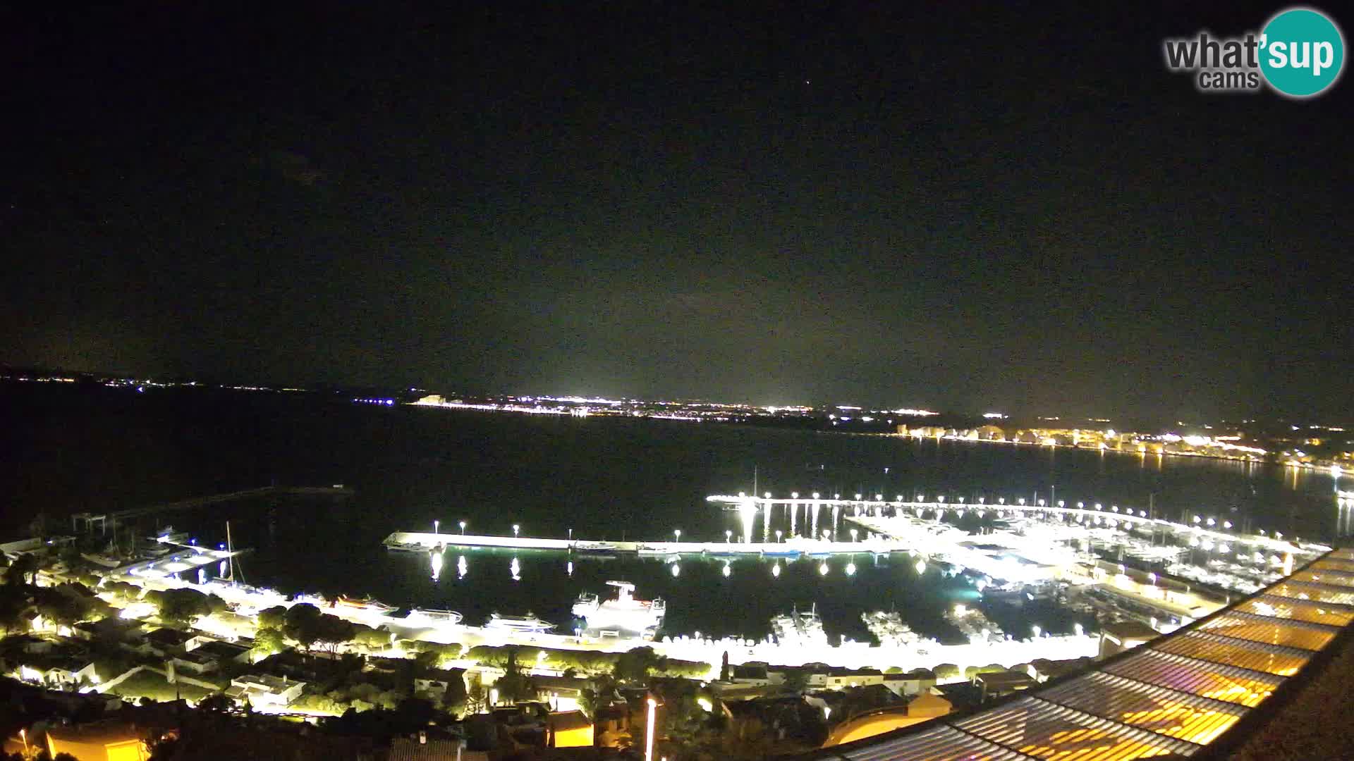 Livecam Hafen Roses –  Fischereihafen und die Bucht
