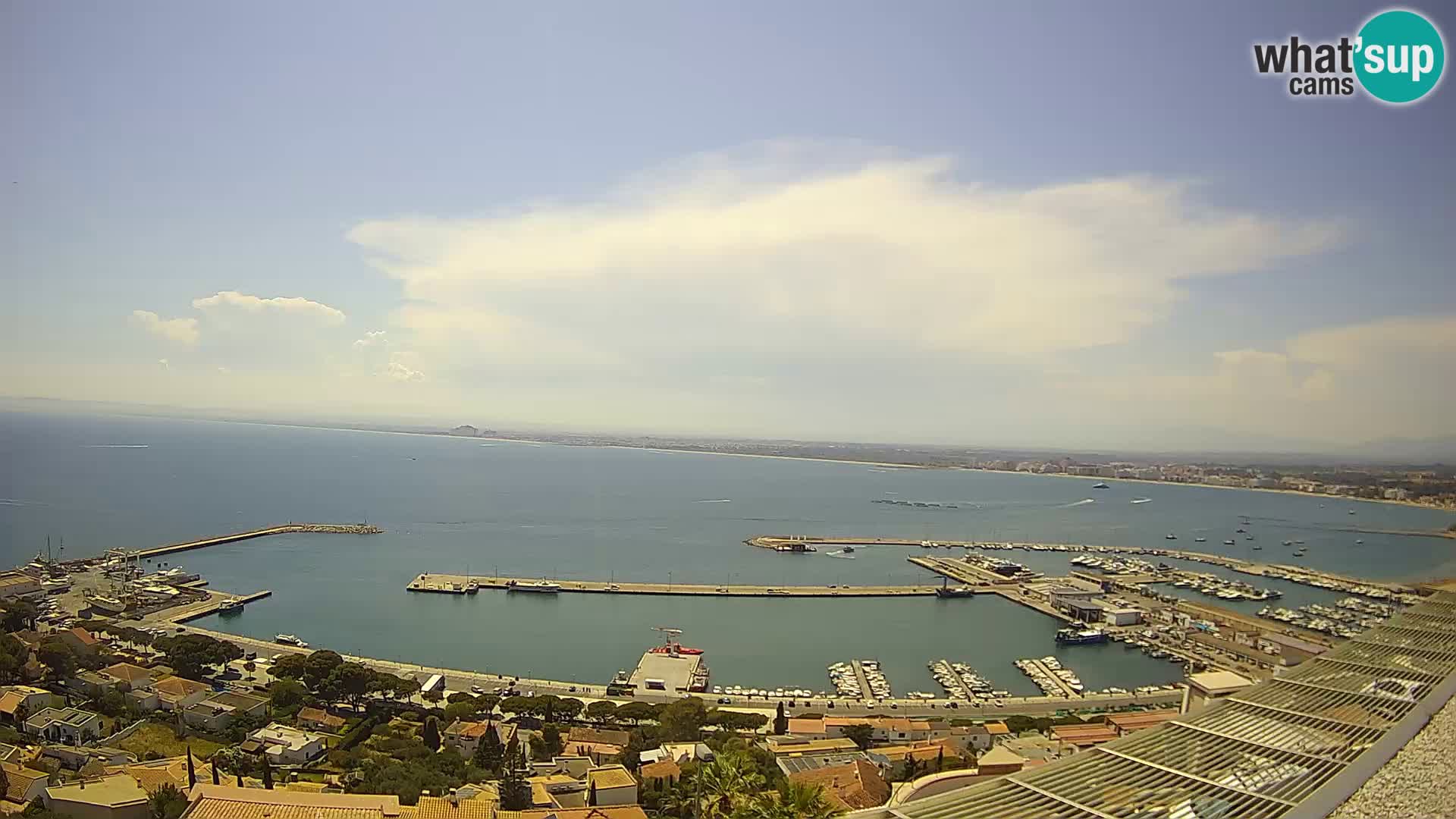 Roses – Puerto pesquero  y la bahía de Roses