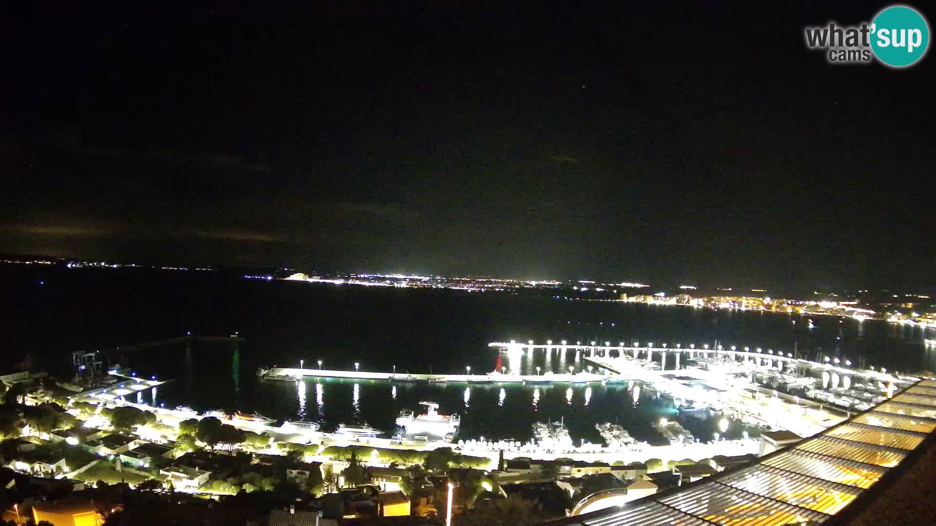 Livecam Hafen Roses –  Fischereihafen und die Bucht