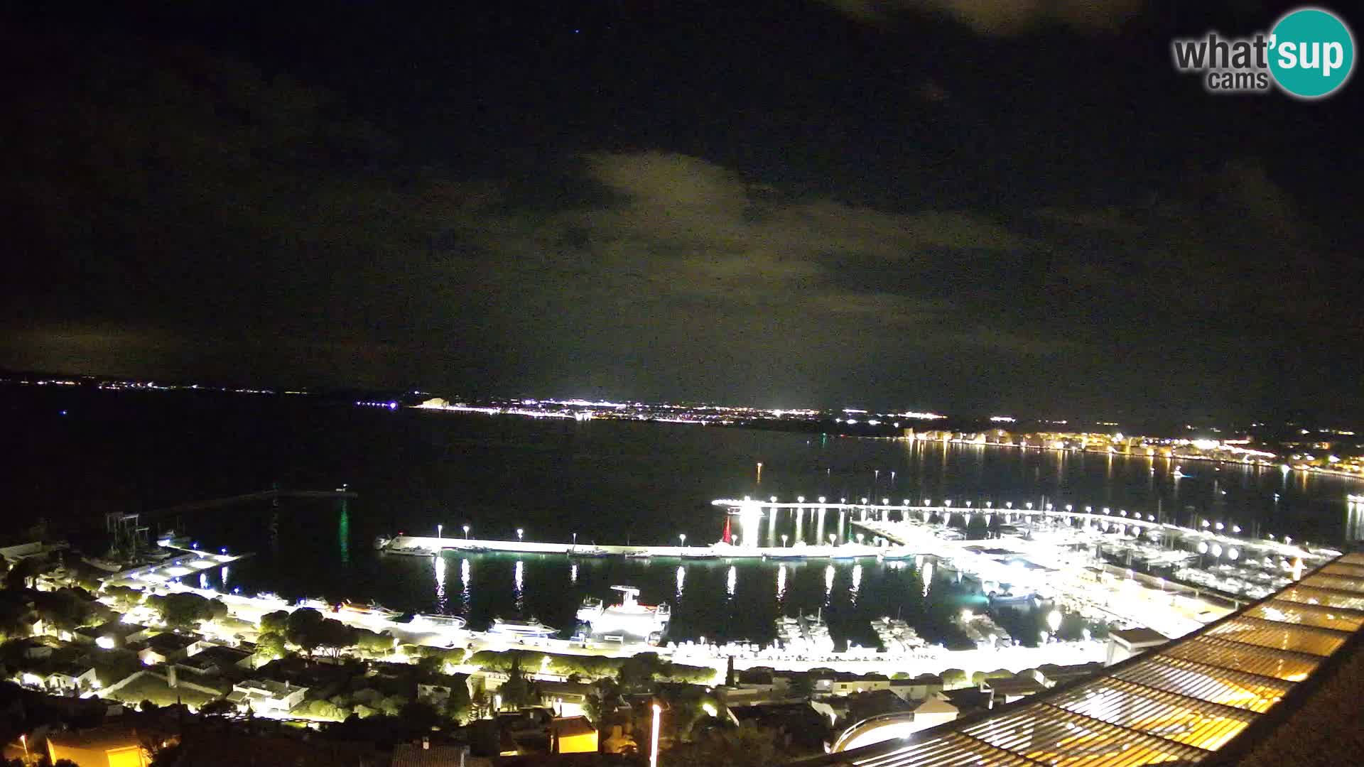 Livecam Hafen Roses –  Fischereihafen und die Bucht