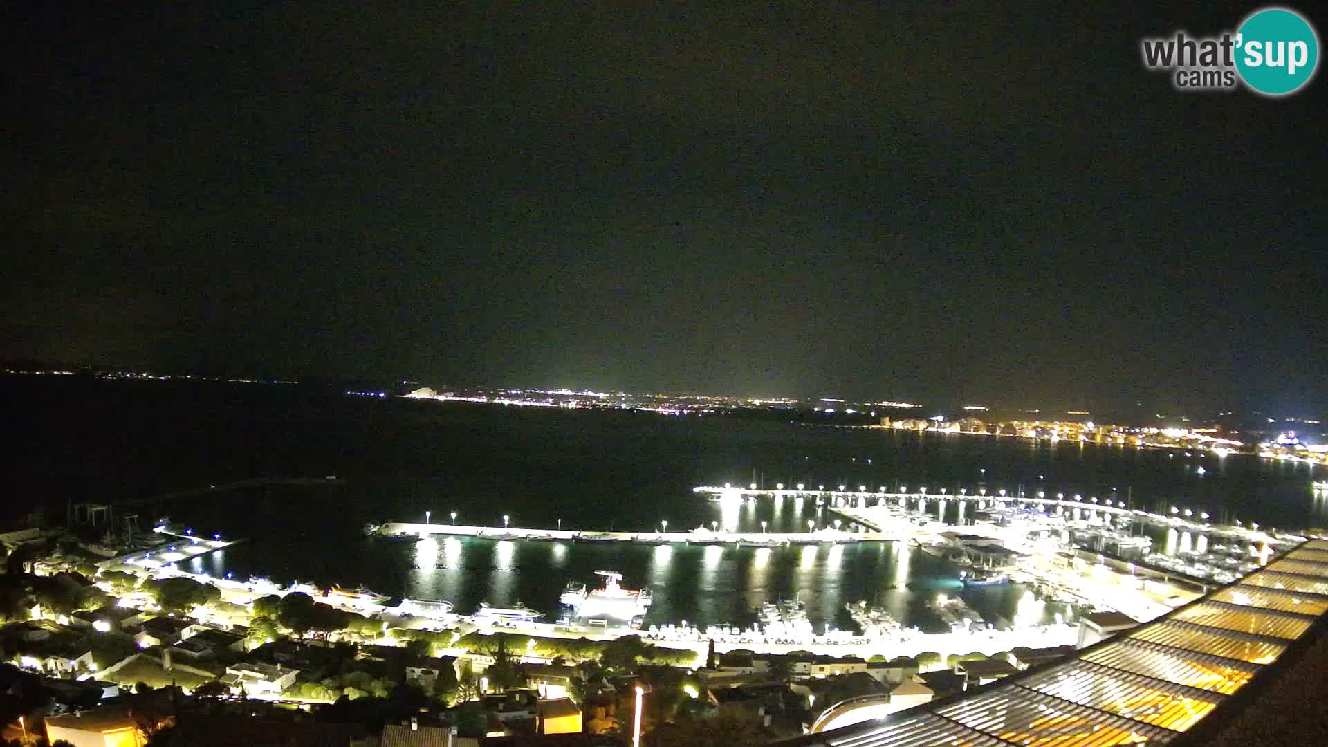 Livecam Hafen Roses –  Fischereihafen und die Bucht