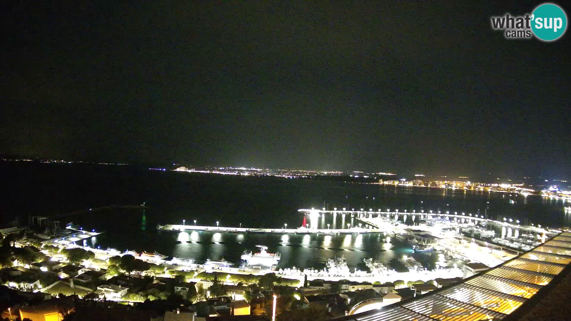 Livecam Hafen Roses –  Fischereihafen und die Bucht