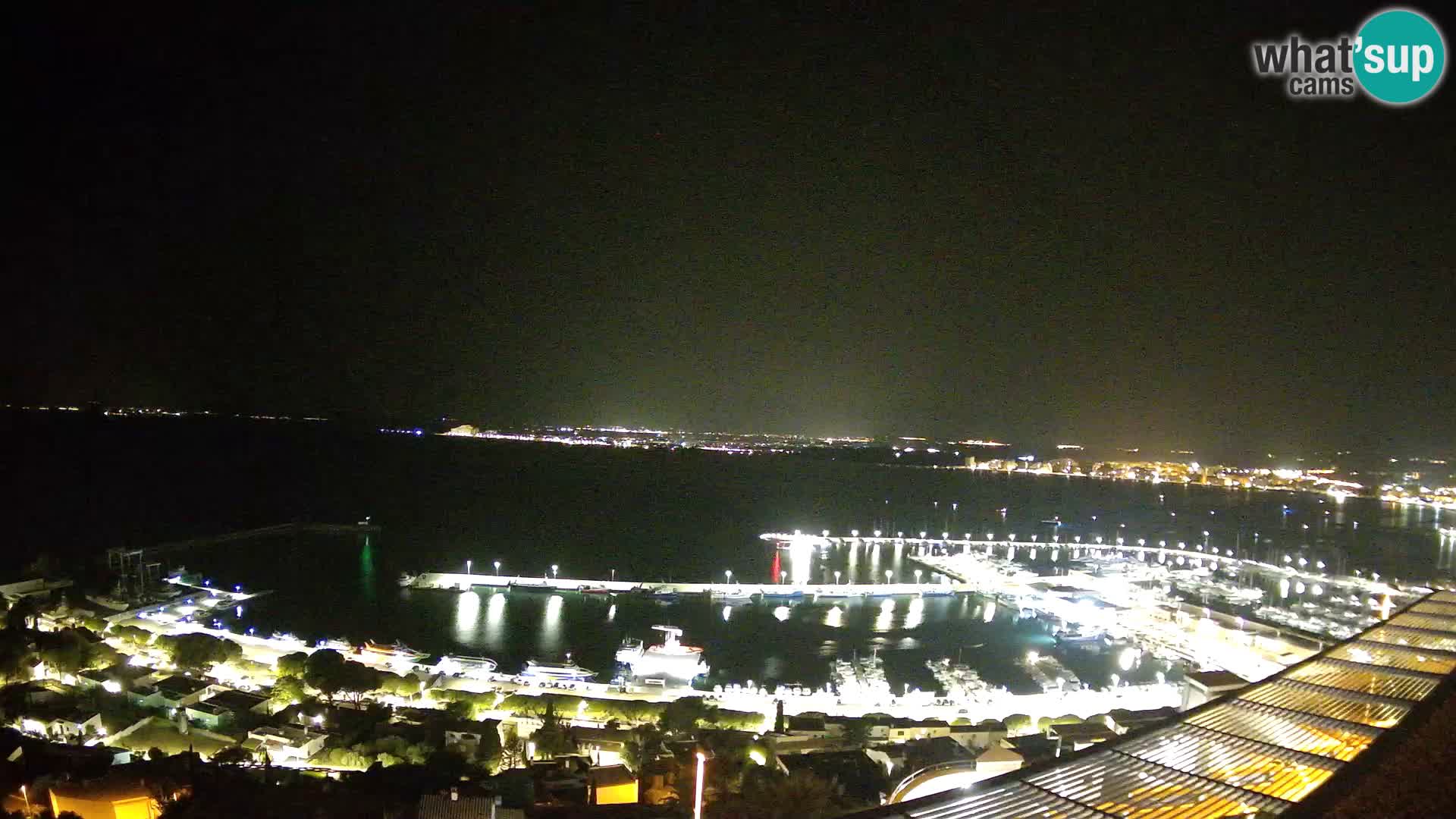 Livecam Hafen Roses –  Fischereihafen und die Bucht