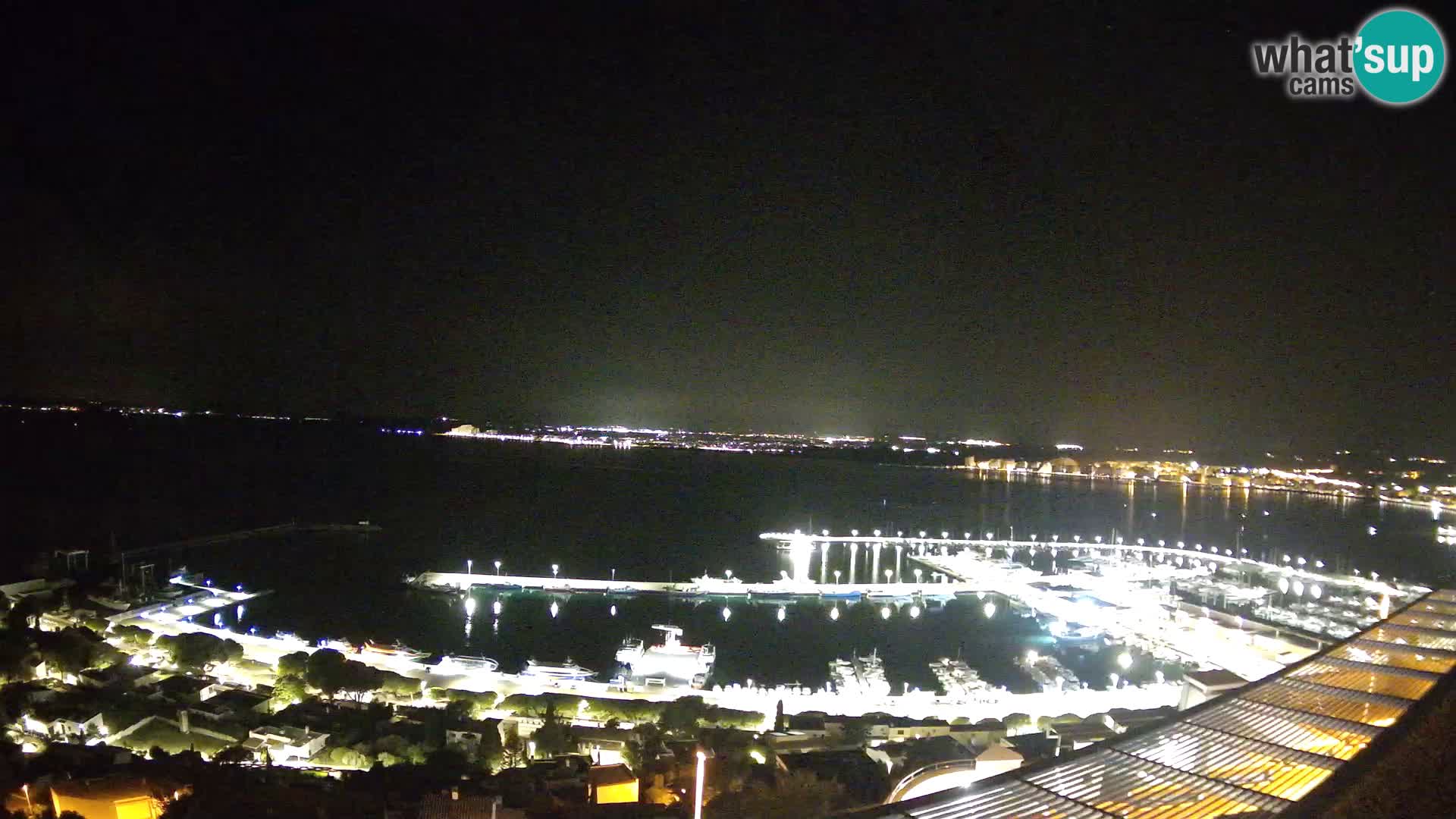 Livecam Hafen Roses –  Fischereihafen und die Bucht