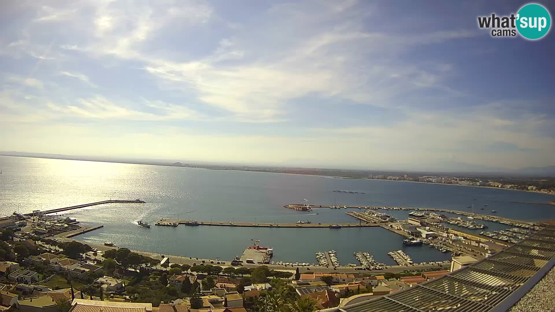 Roses – Puerto pesquero  y la bahía de Roses